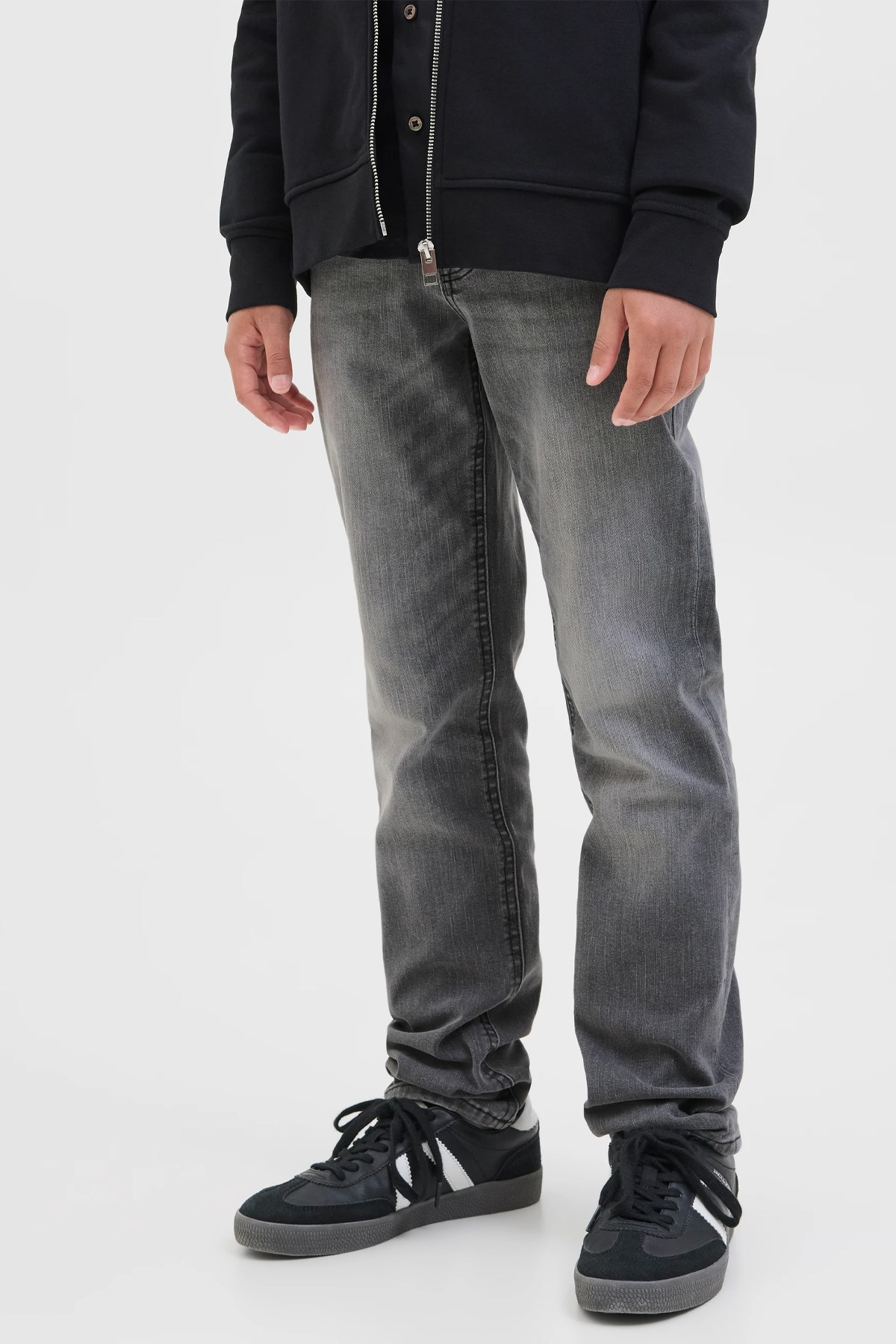 Jack & Jones Çocuk Jjiglenn Jeans 12284346 Siyah