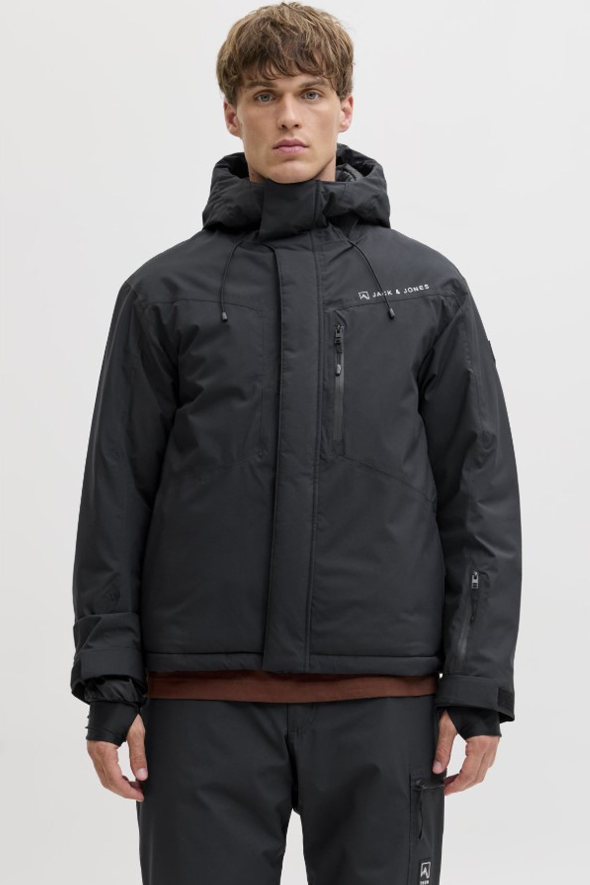 Jack & Jones Jjalpes Ski Erkek Mont 12284649 Siyah