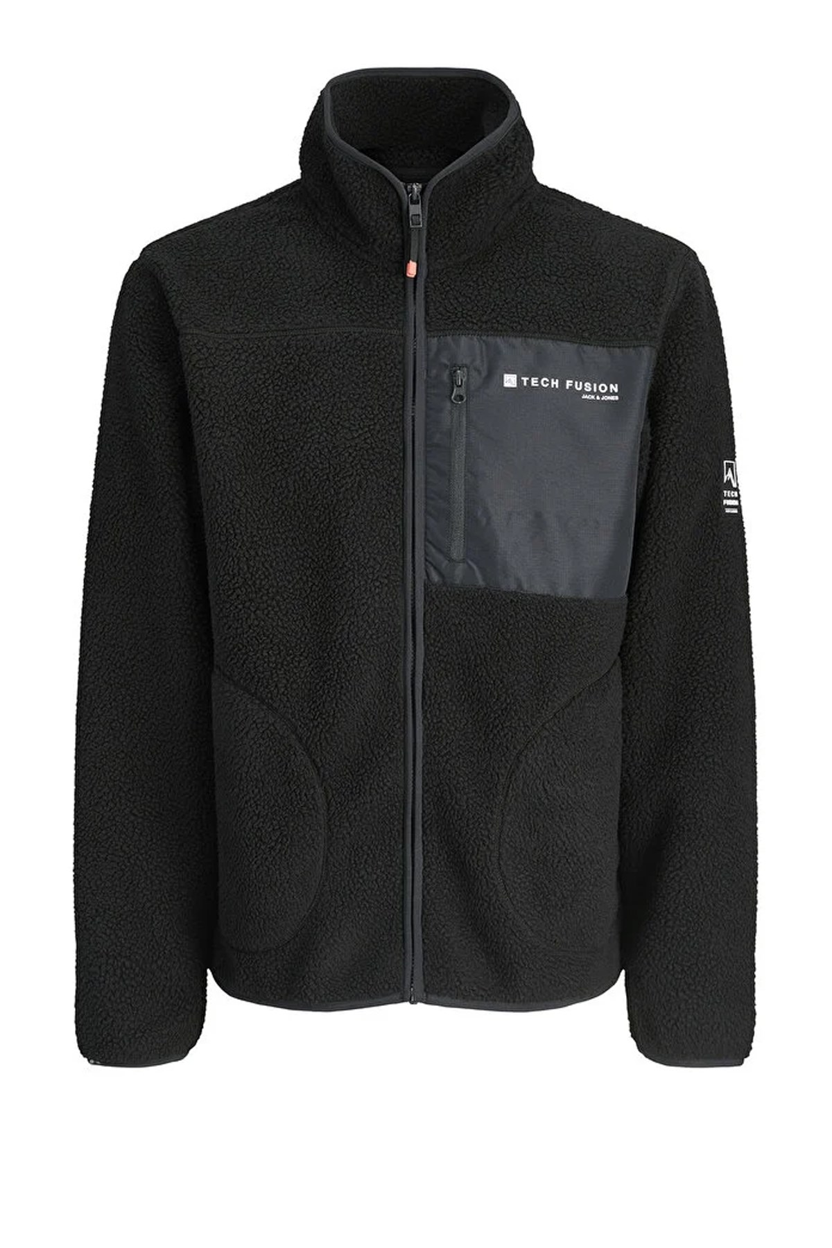 Jack & Jones Jjalpes Teddy Erkek Mont Siyah