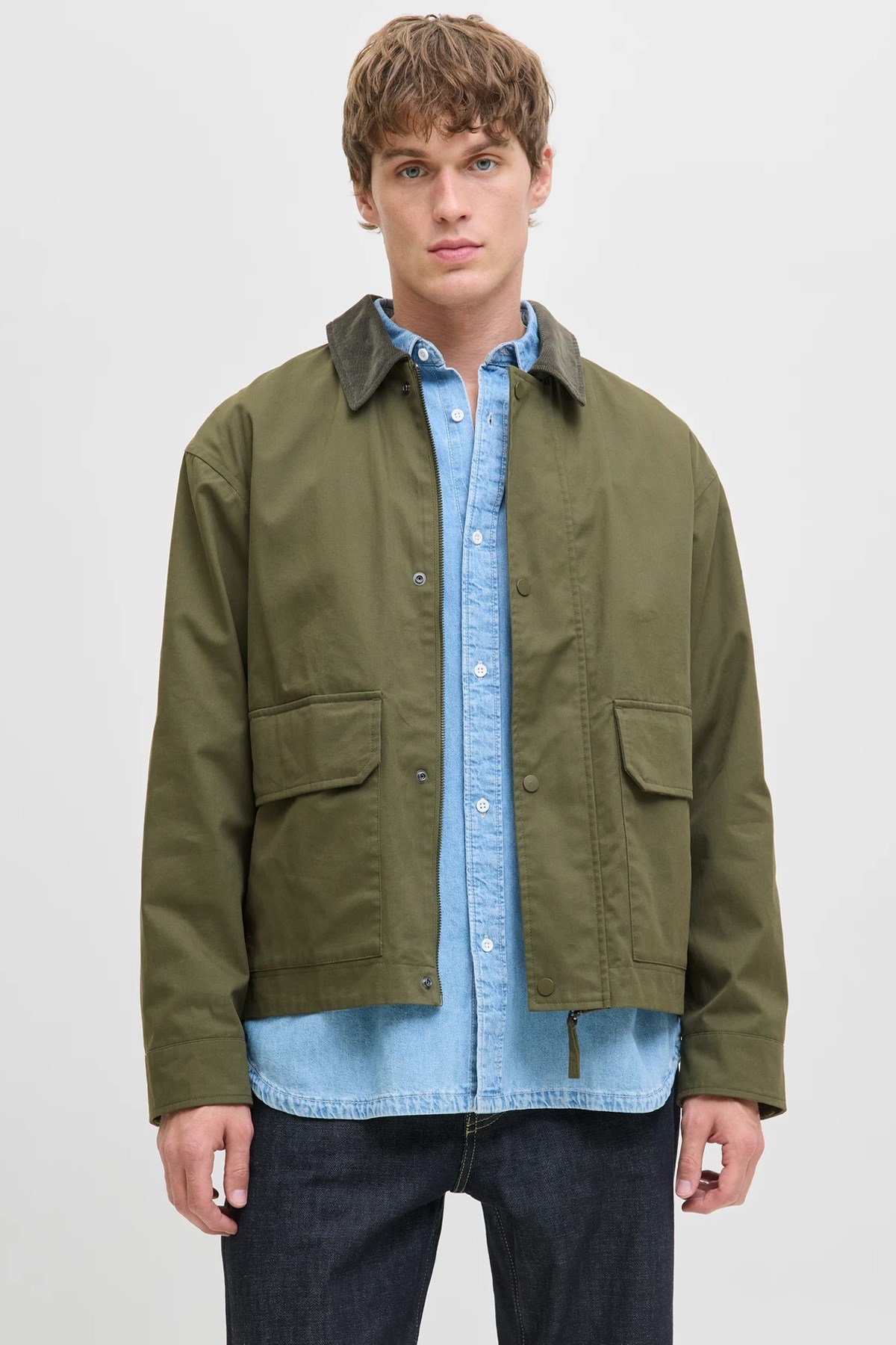 Jack & Jones Erkek Jprccriver Ceket 12284930 Yeşil