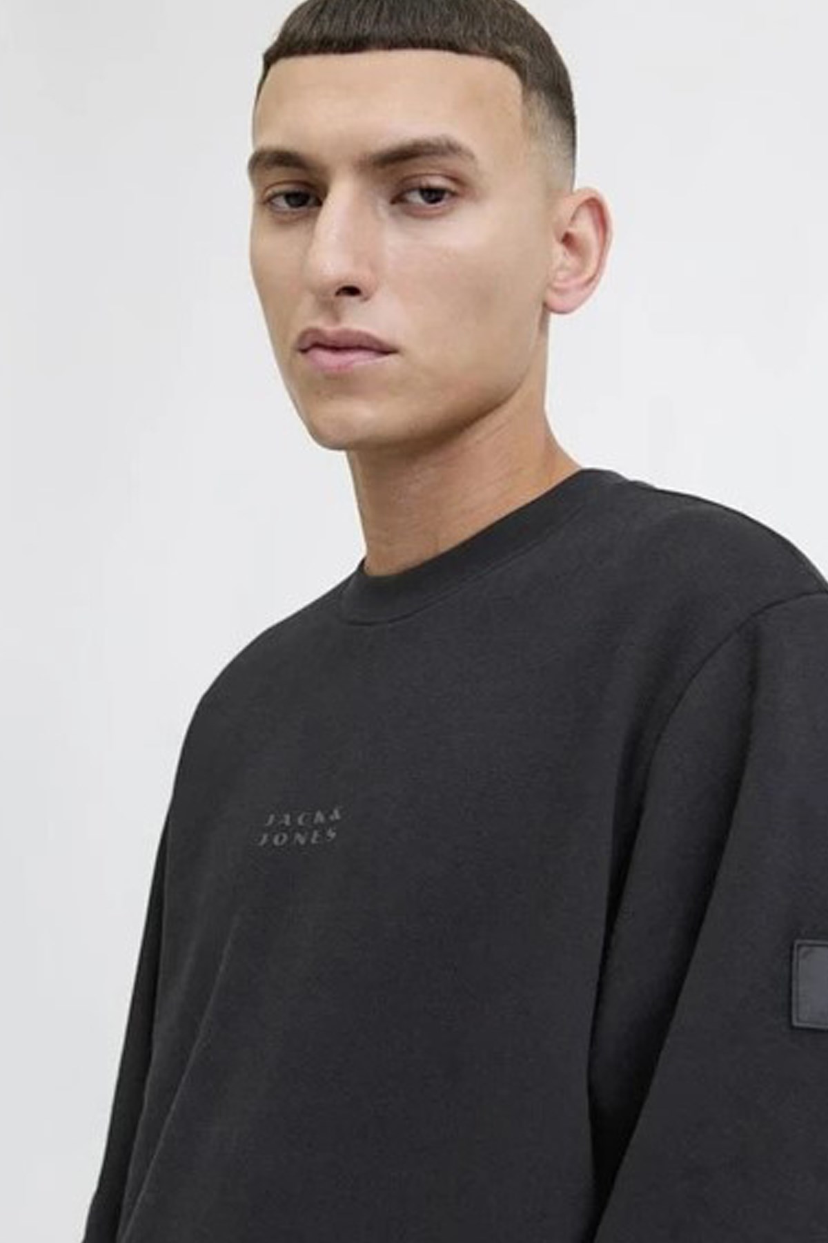 Jack & Jones Jcopoint Erkek Sweatshirt 12285667 Siyah