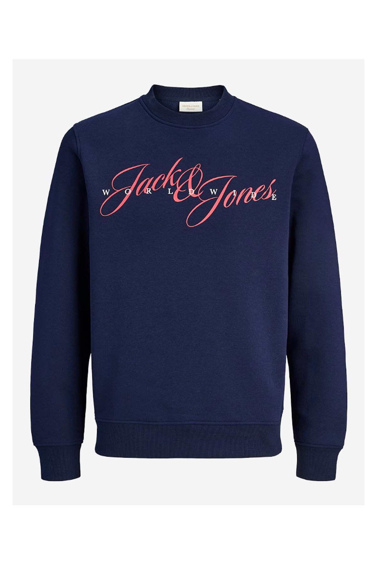 Jack & Jones Jorinwood Erkek Sweatshirt 12286583 Mavi