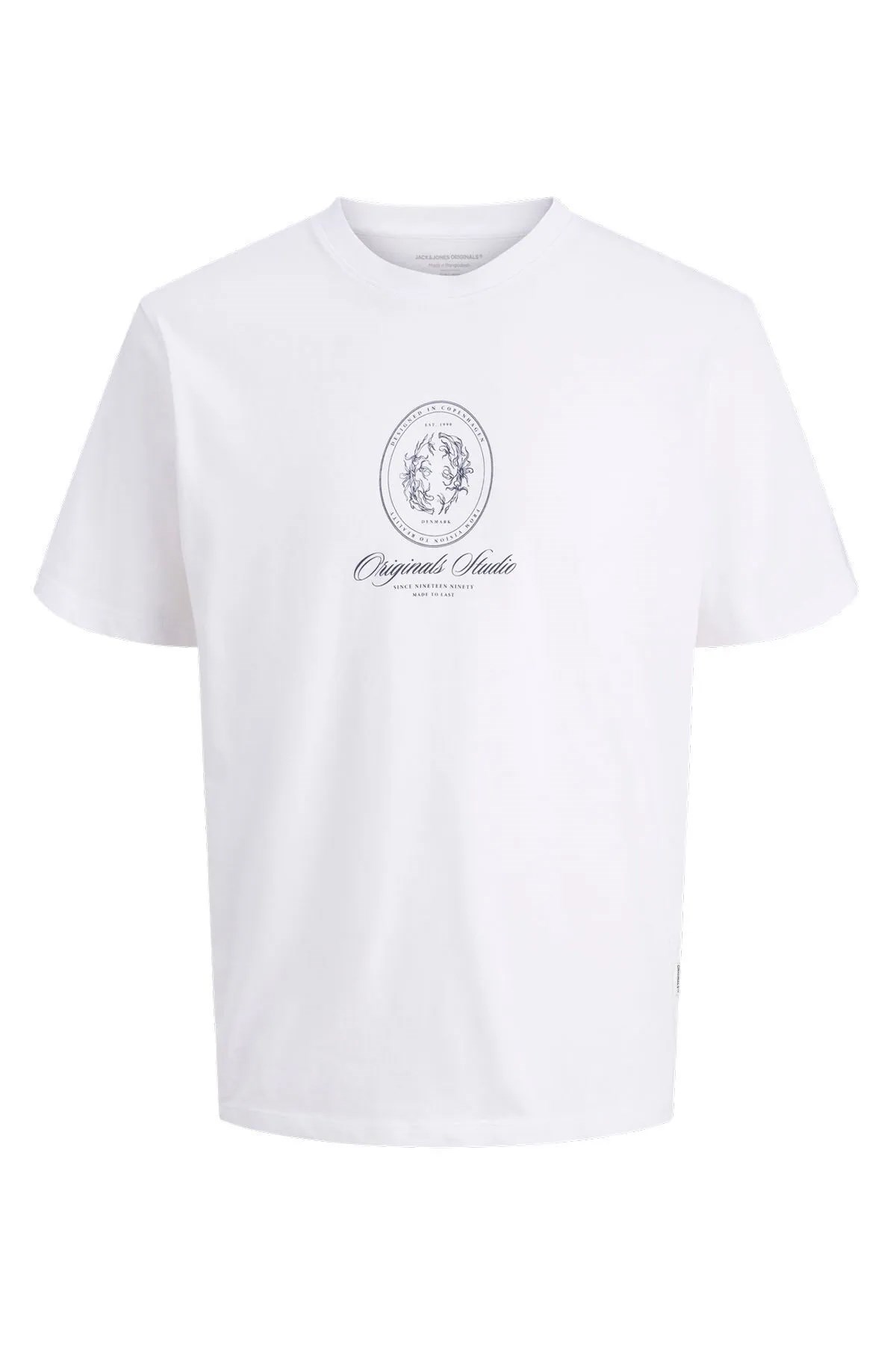 Jack & Jones Originals Jordia Erkek Tişört Beyaz