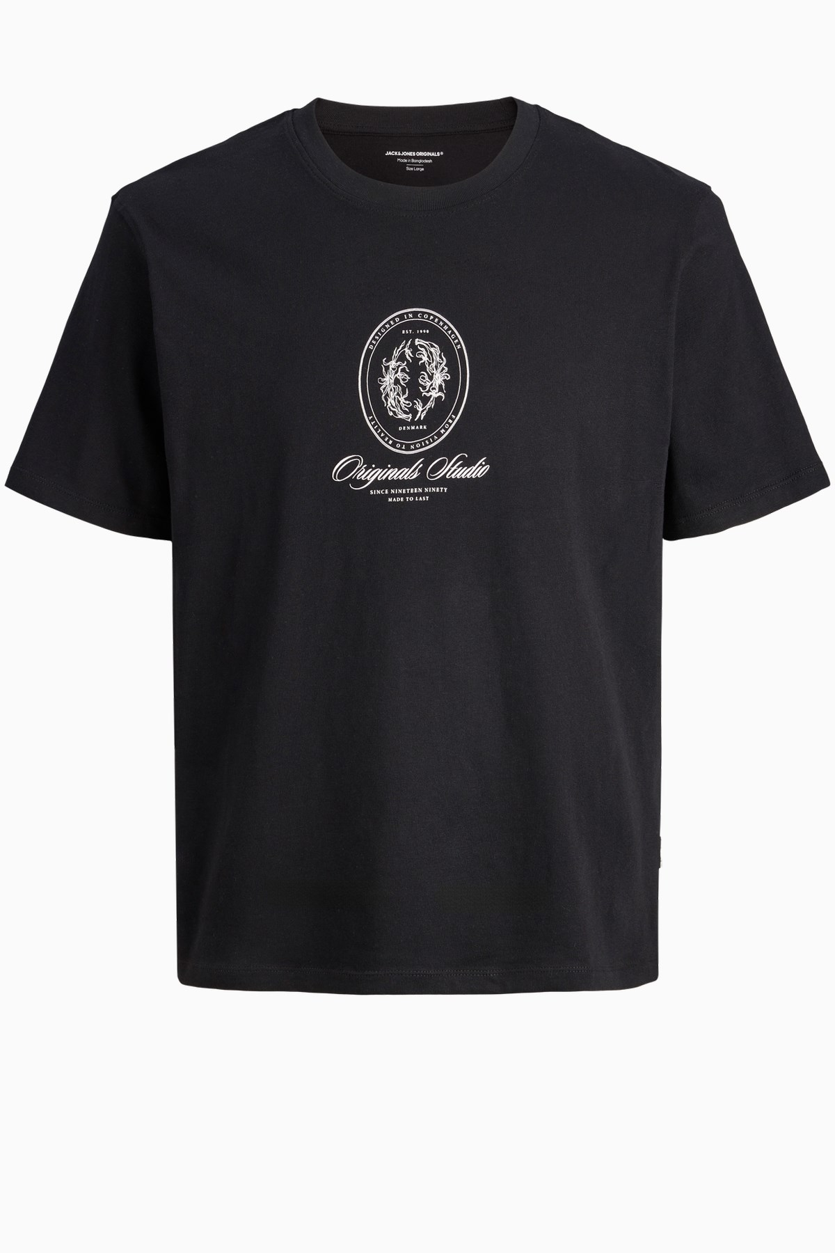 Jack & Jones Originals Jordia Erkek Tişört Siyah