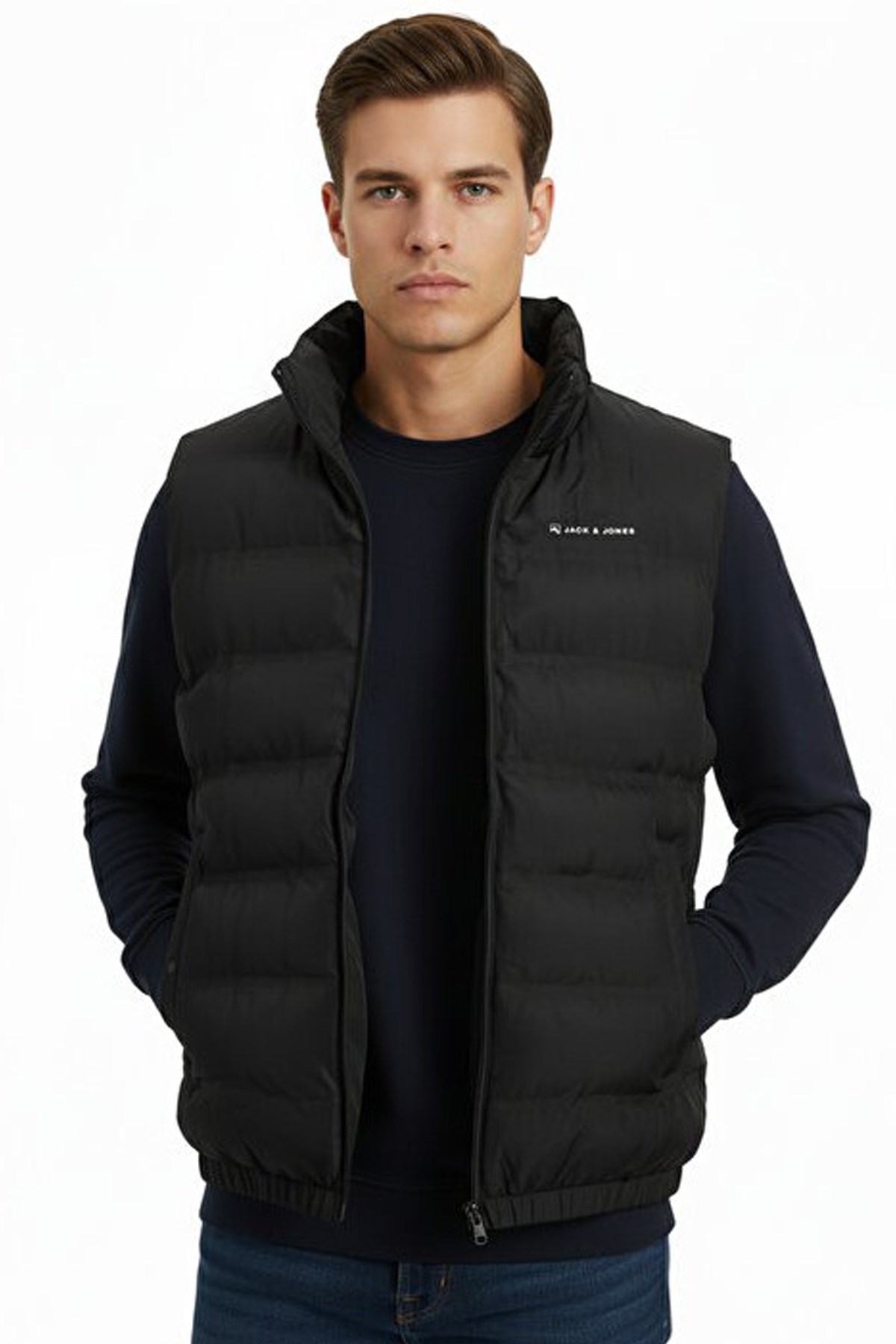 Jack & Jones Jjalpes Erkek Yelek 12286689 Siyah