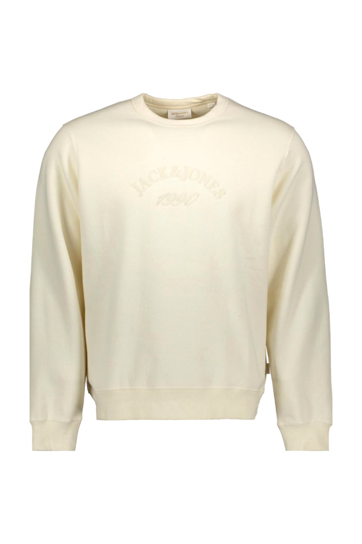 Jack & Jones Jorbleecker Erkek Sweatshirt 12286775 Beyaz