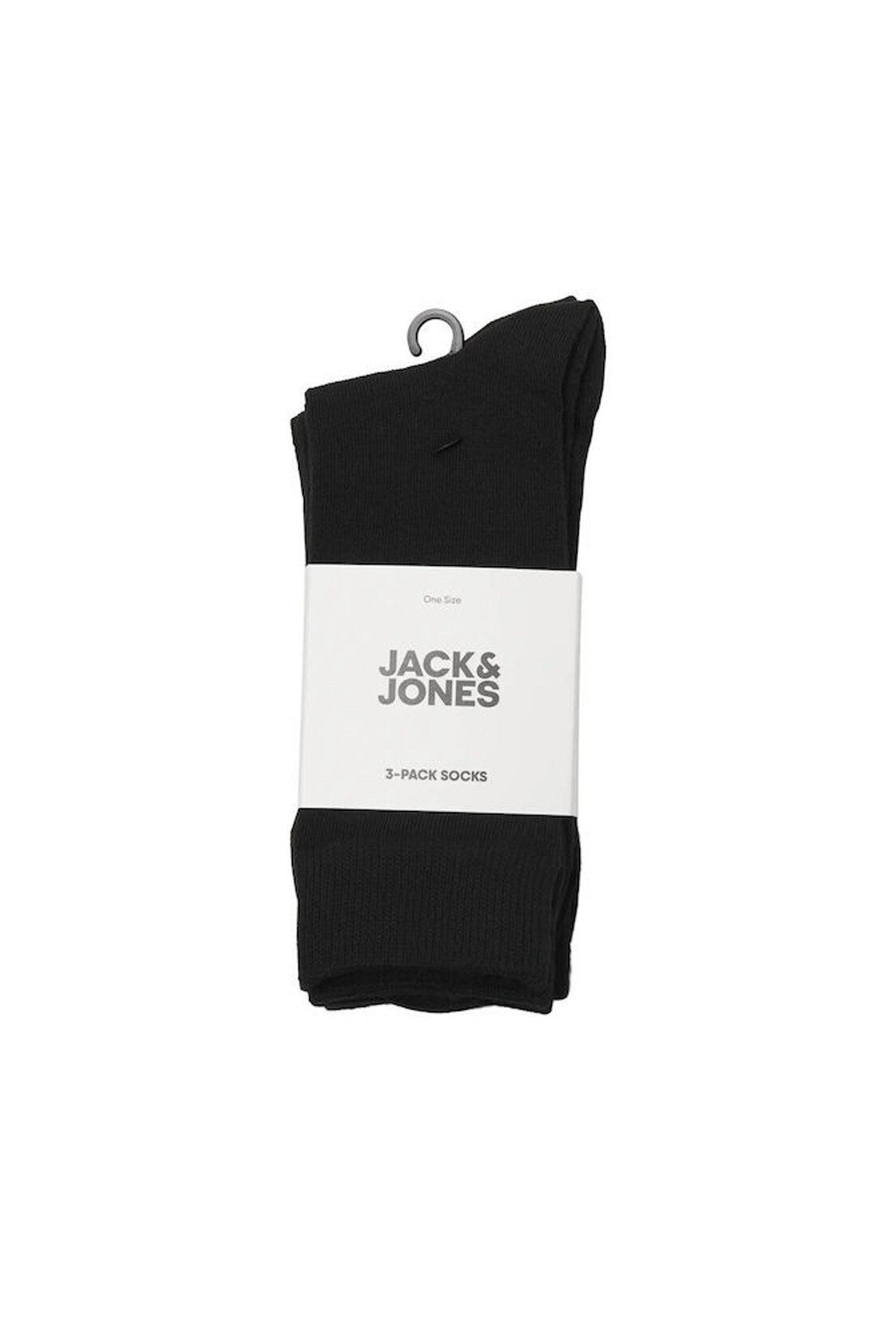 Jack & Jones Jacblack 3 Pack Erkek Çorap Siyah