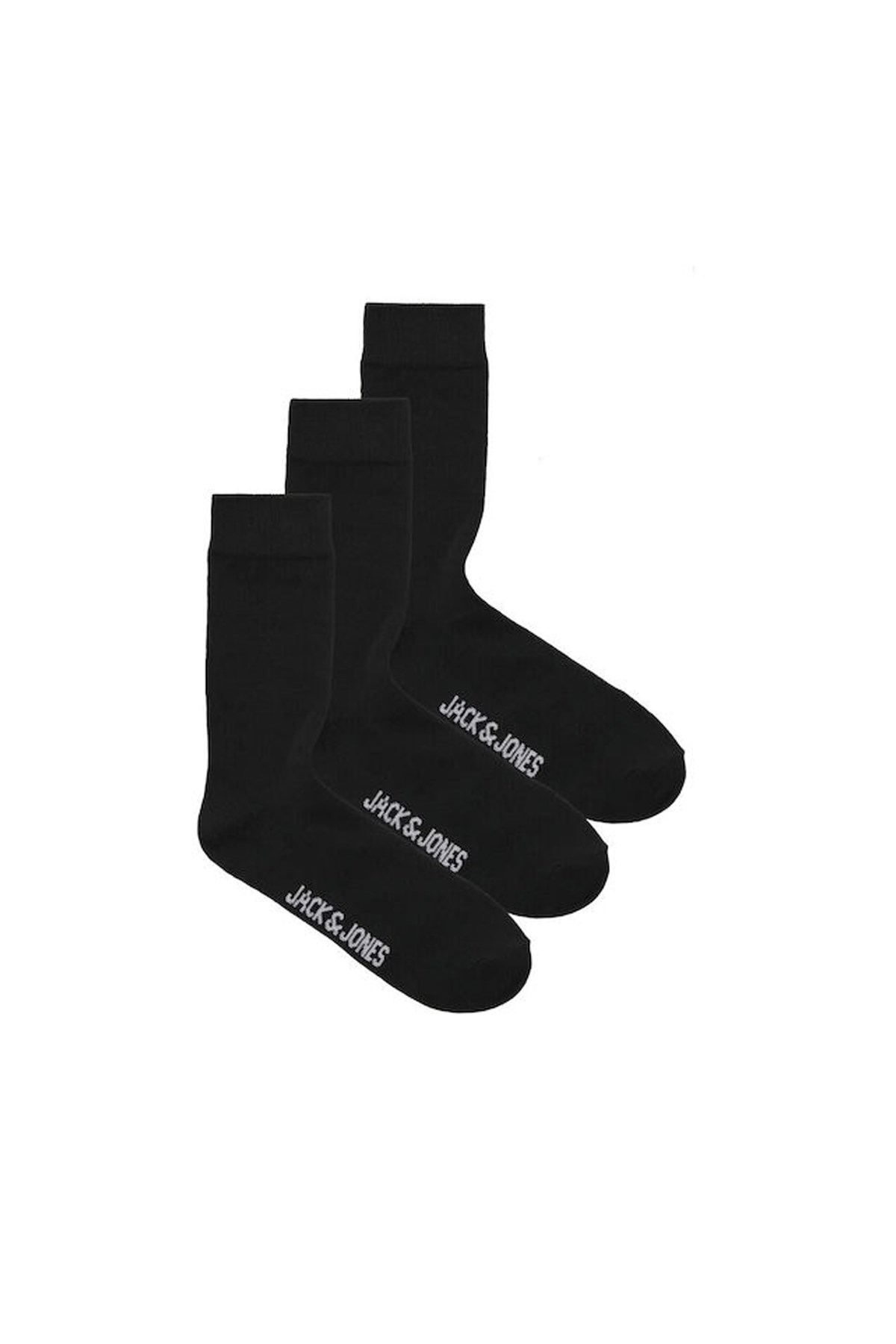 Jack & Jones Jacblack 3 Pack Erkek Çorap Siyah