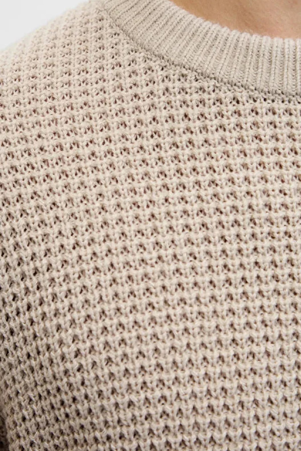 Jack & Jones Jjglobal Erkek Kazak Bej