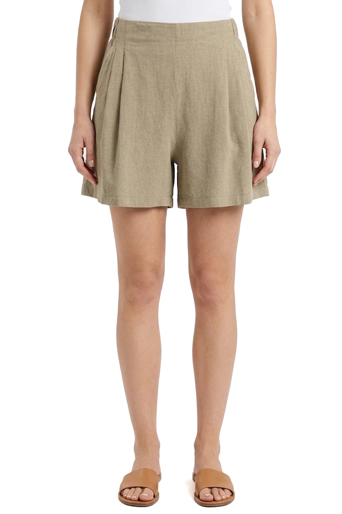 Jack & Jones Jxalmira Kadın Şort 12287707 Bej
