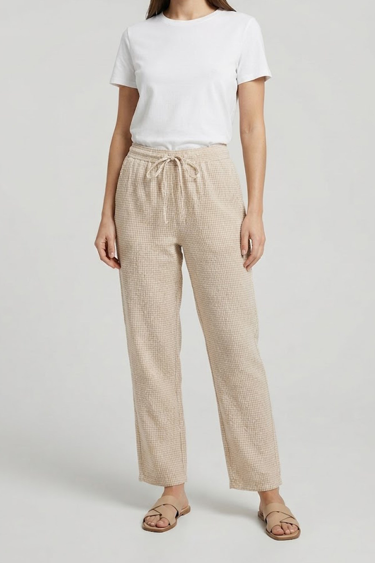 Jack & Jones Jxzoe Kadın Pantolon 12287767 Bej