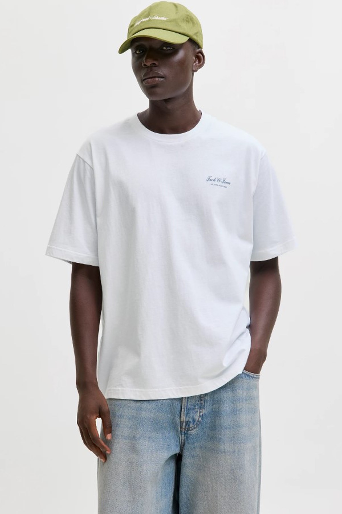 Jack & Jones Jjearchive Erkek Tişört 12287990 Beyaz