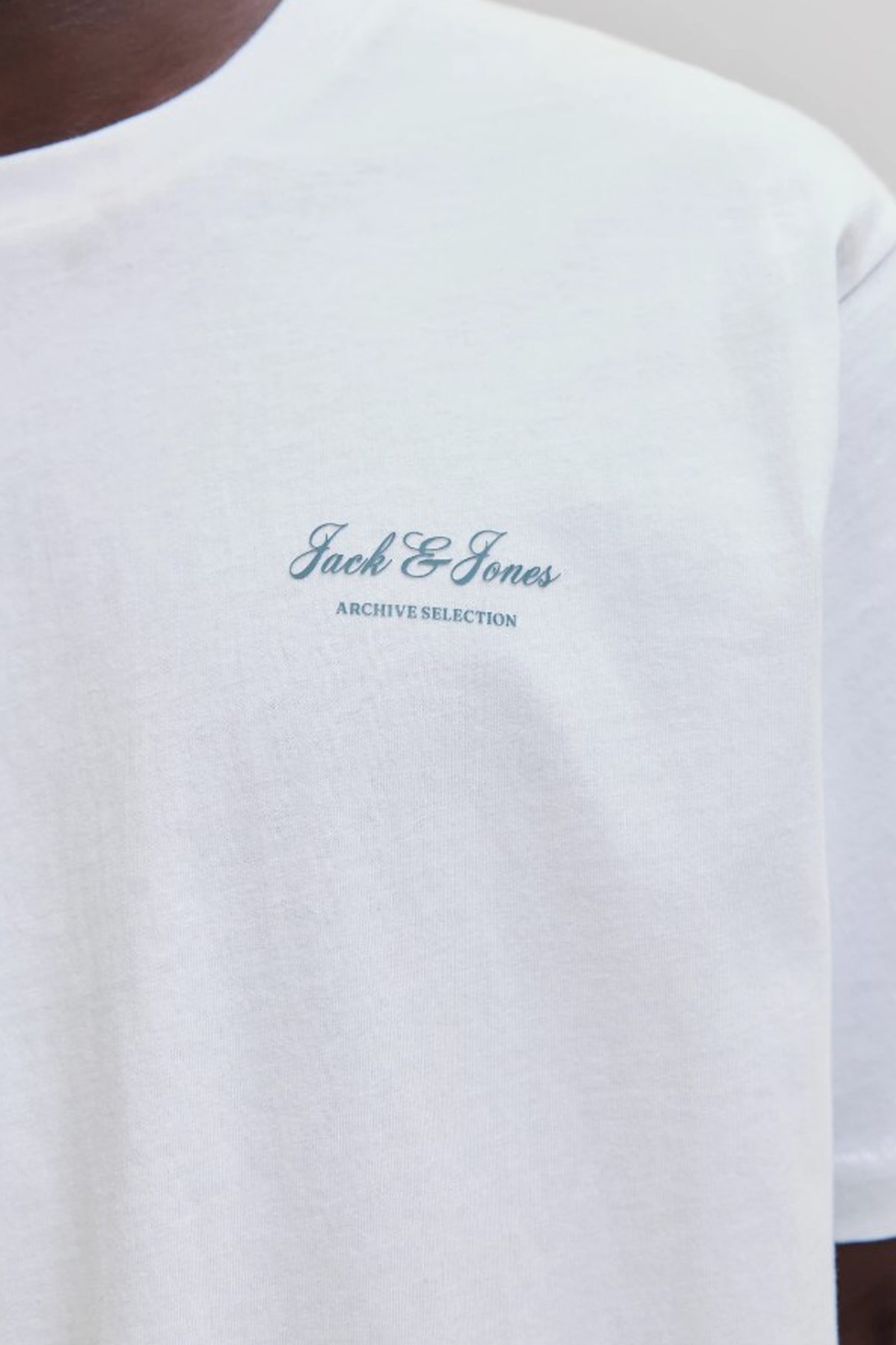 Jack & Jones Jjearchive Erkek Tişört 12287990 Beyaz
