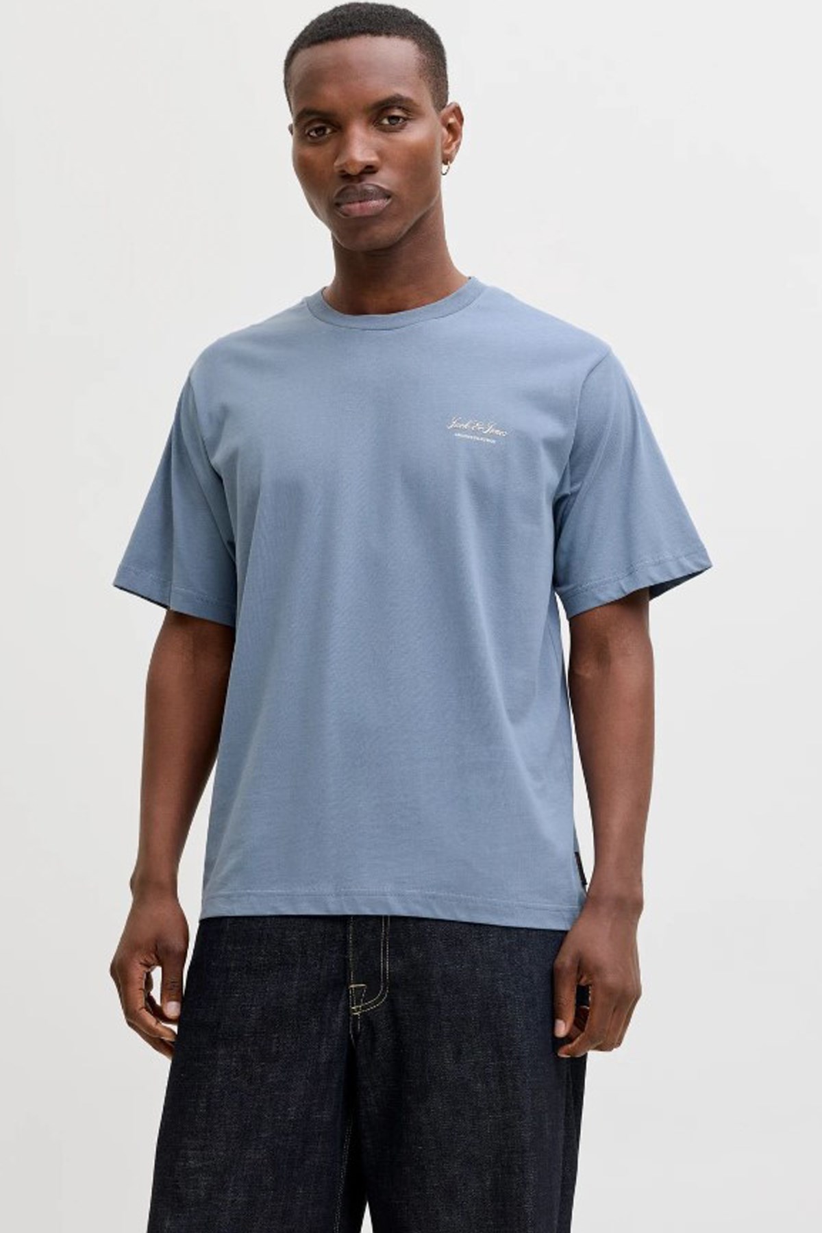 Jack & Jones Jjearchive Erkek Tişört 12287990 Mavi