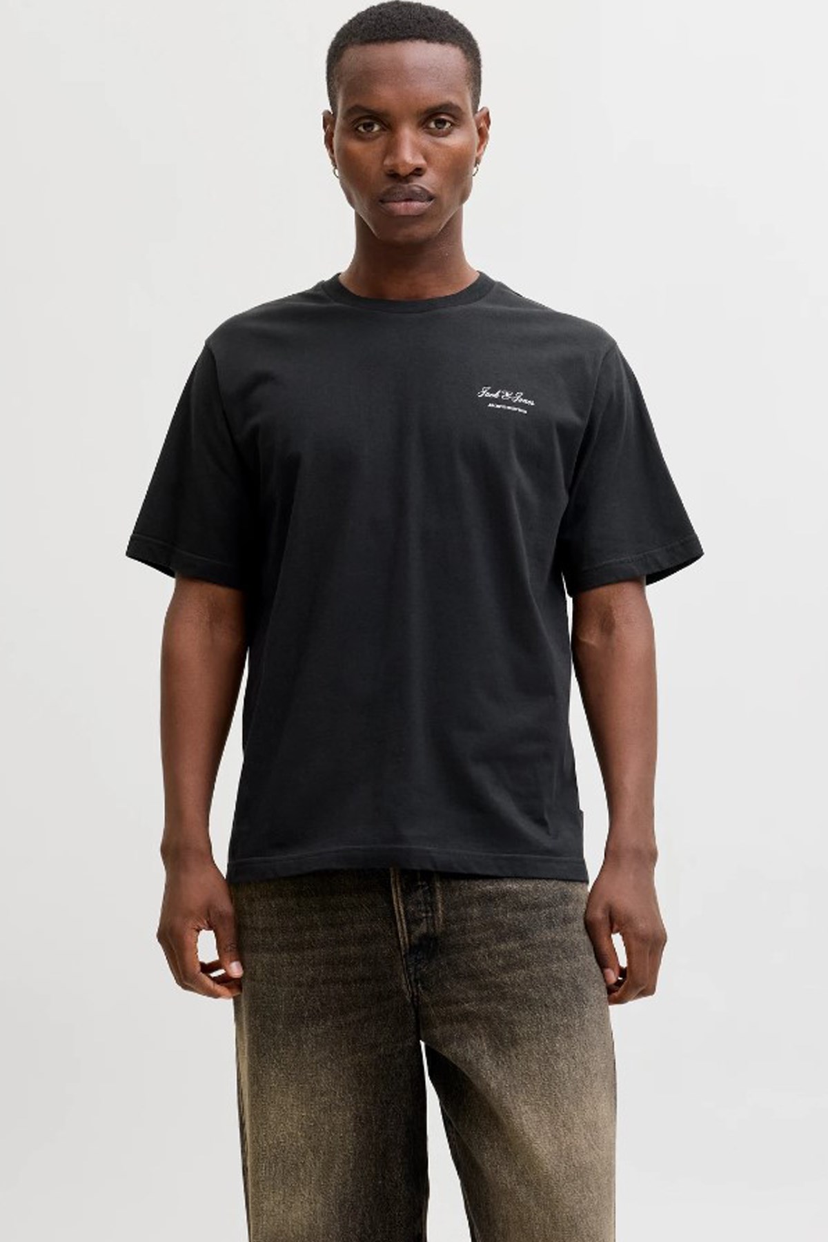 Jack & Jones Jjearchive Erkek Tişört 12287990 Siyah