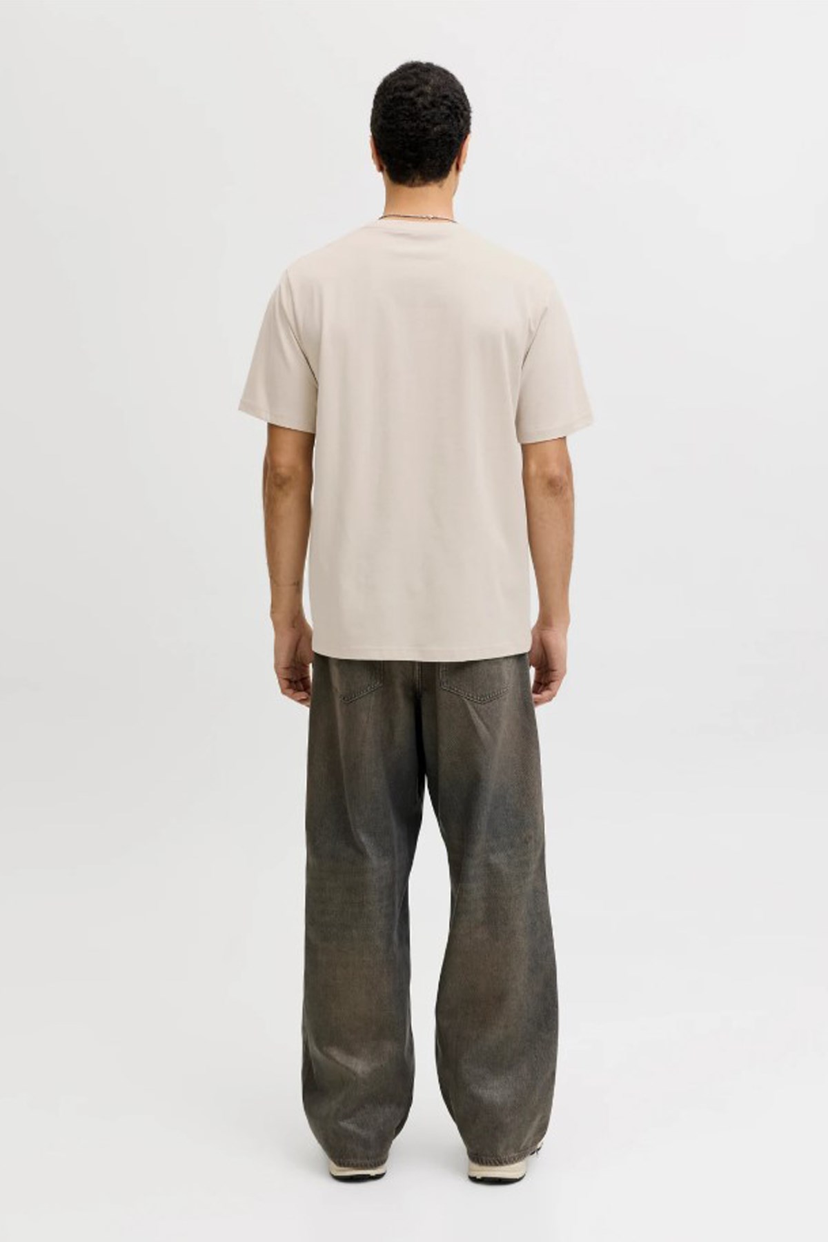 Jack & Jones Jjfrank Erkek Tişört 12288092 Bej