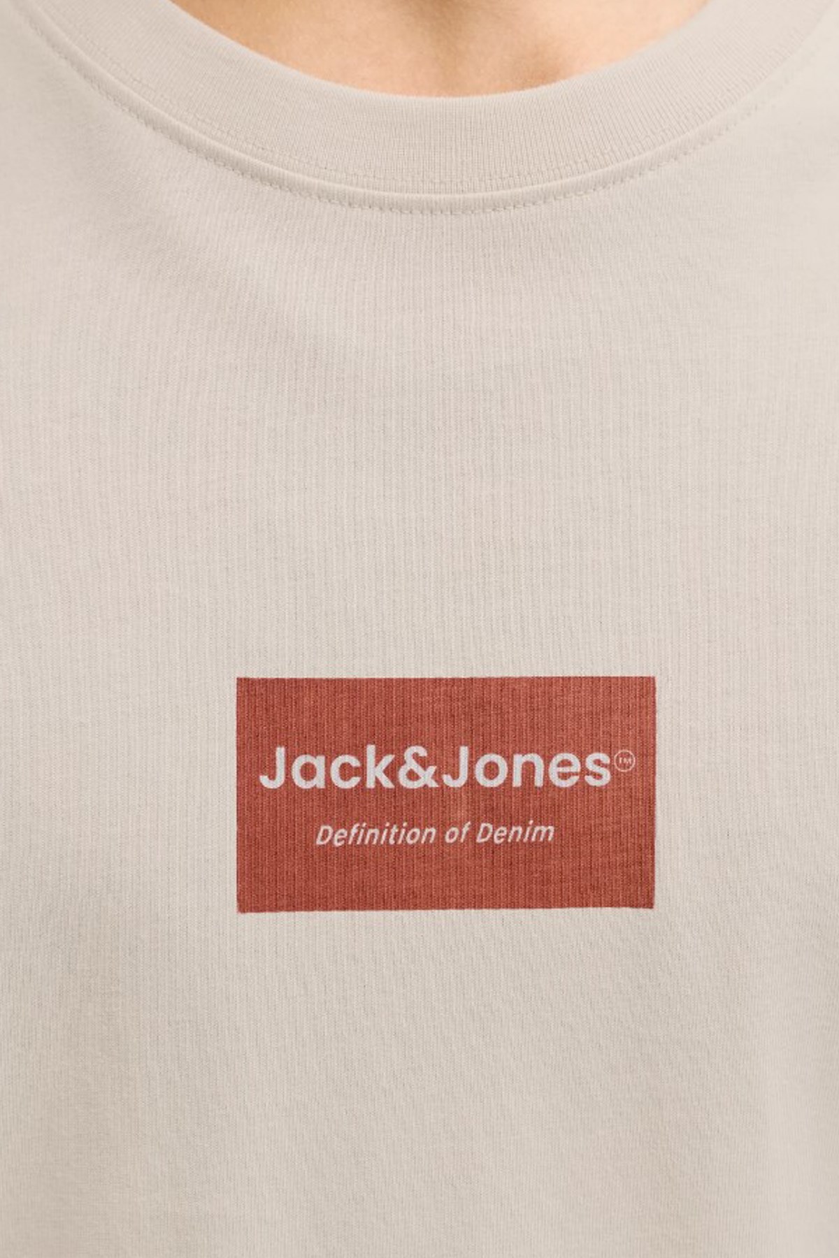 Jack & Jones Jjfrank Erkek Tişört 12288092 Bej