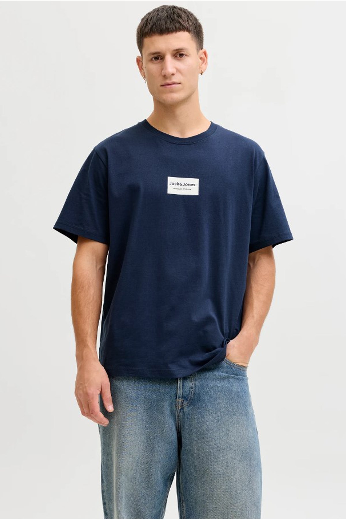 Jack & Jones Jjfrank Erkek Tişört 12288092 Lacivert