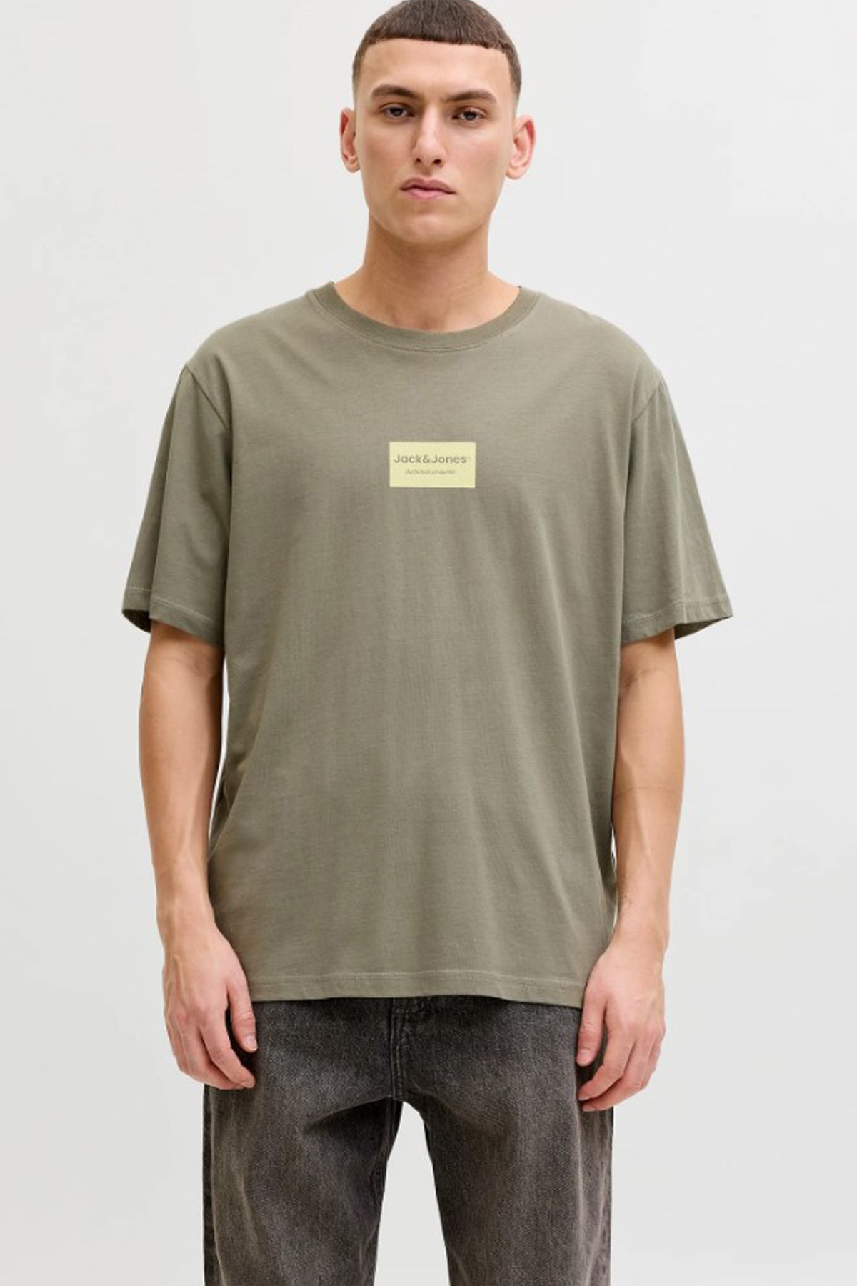 Jack & Jones Jjfrank Erkek Tişört 12288092 Yeşil