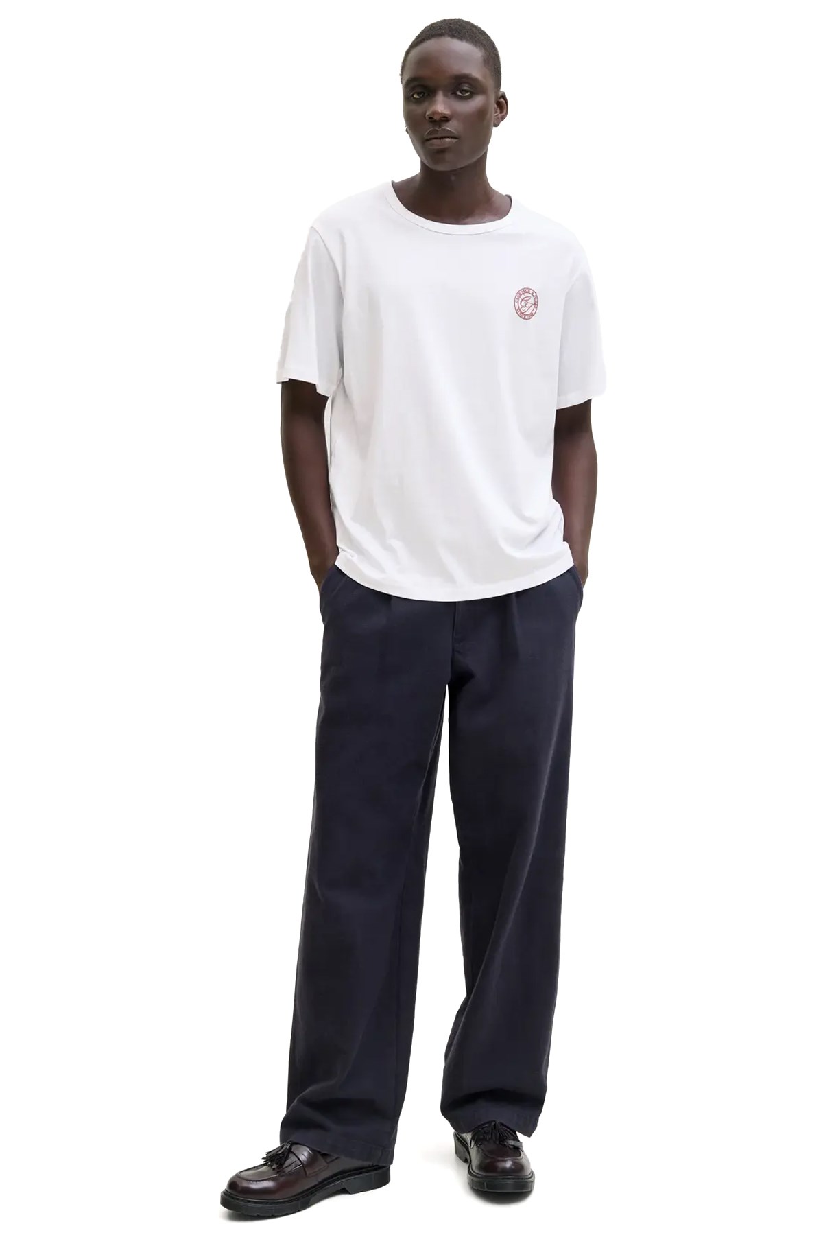 Jack & Jones Jjalliance Erkek Tişört 12288107 Beyaz