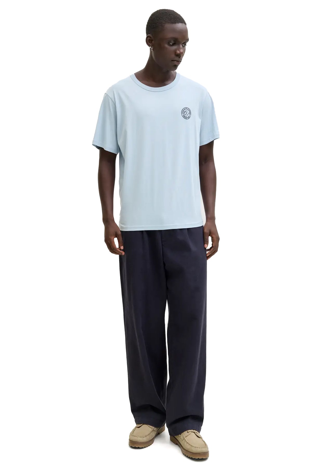 Jack & Jones Jjalliance Erkek Tişört 12288107 Mavi
