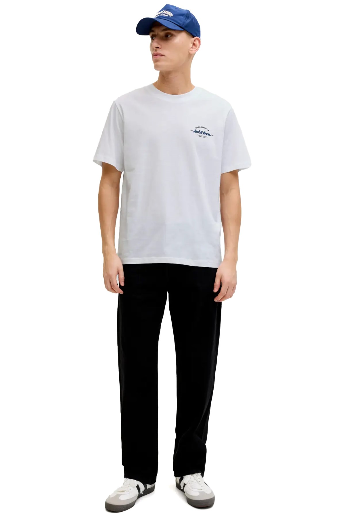 Jack & Jones Jjbrandon Erkek Tişört 12288113 Beyaz