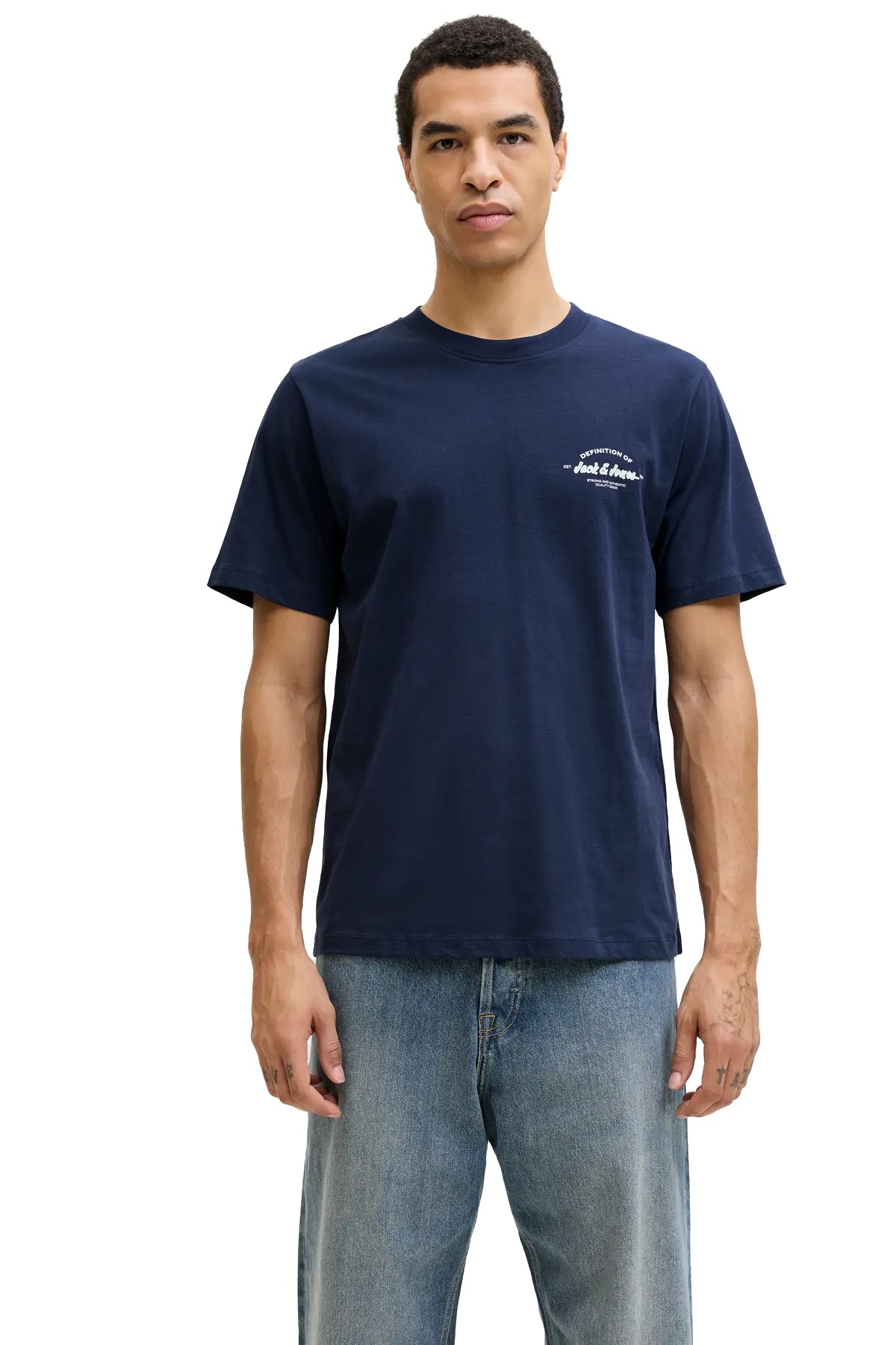 Jack & Jones Jjbrandon Erkek Tişört 12288113 Lacivert