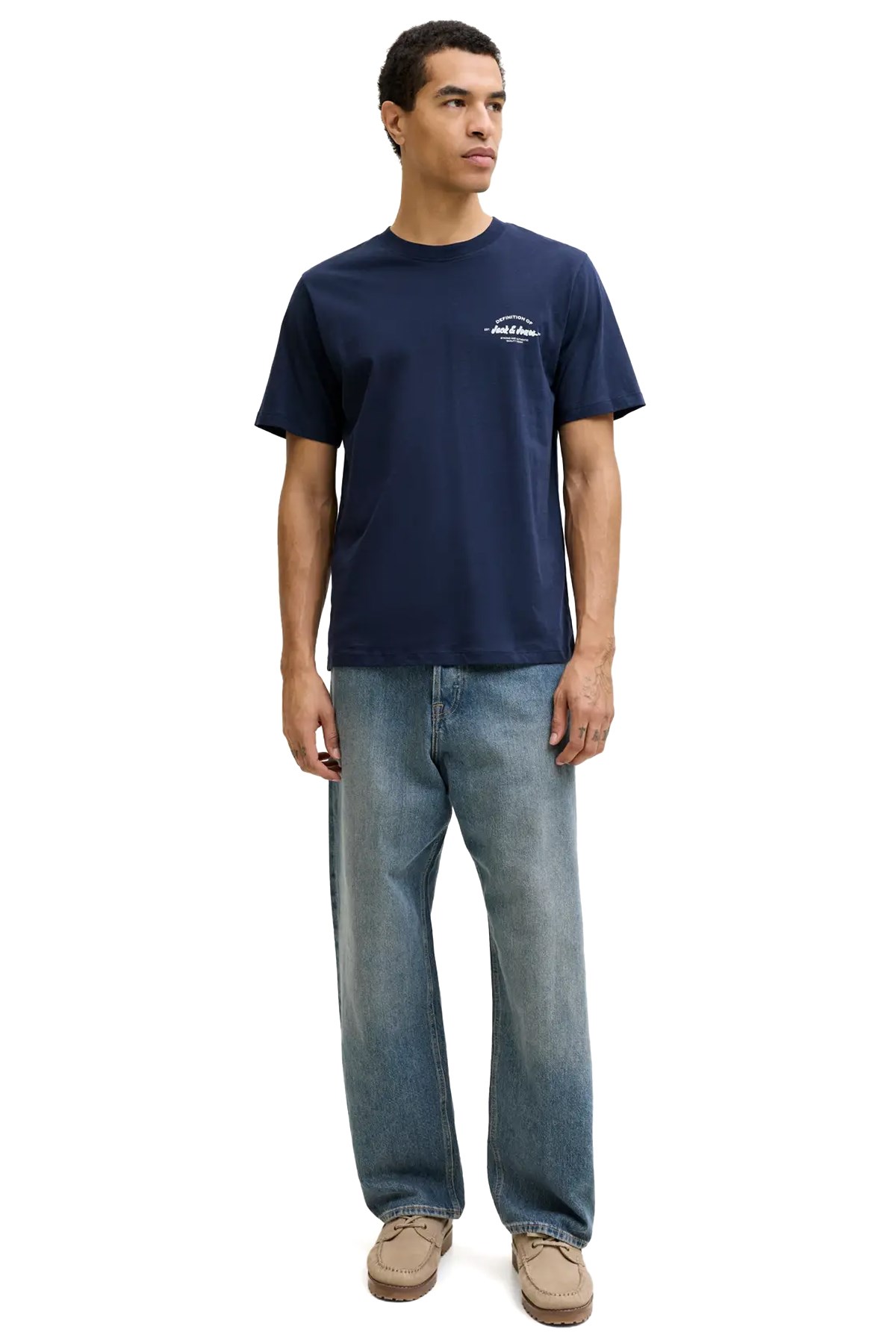 Jack & Jones Jjbrandon Erkek Tişört 12288113 Lacivert