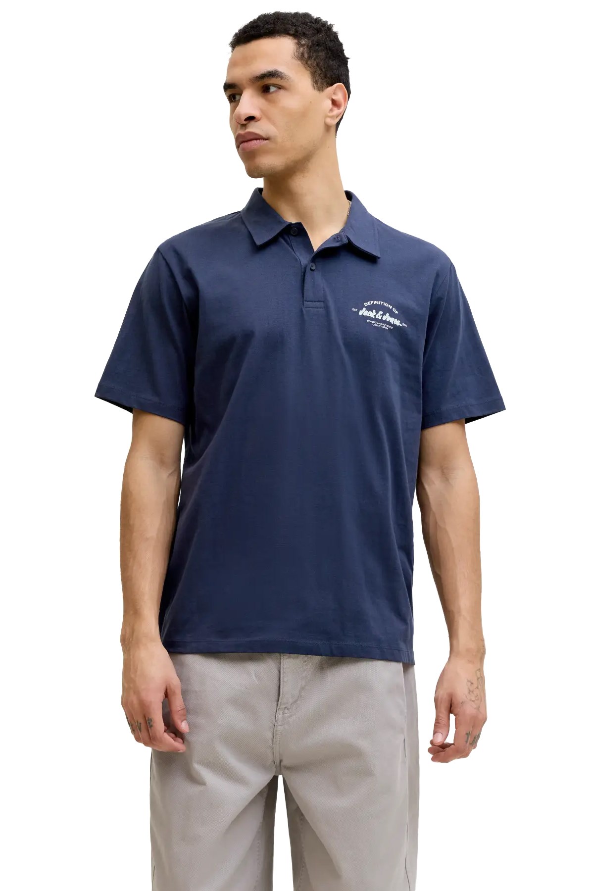 Jack & Jones Jjbrandon Erkek Tişört 12288118 Lacivert
