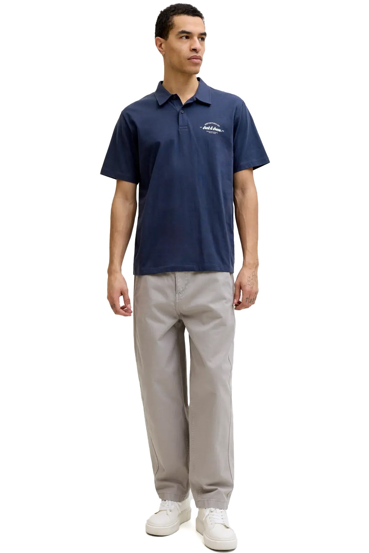 Jack & Jones Jjbrandon Erkek Tişört 12288118 Lacivert