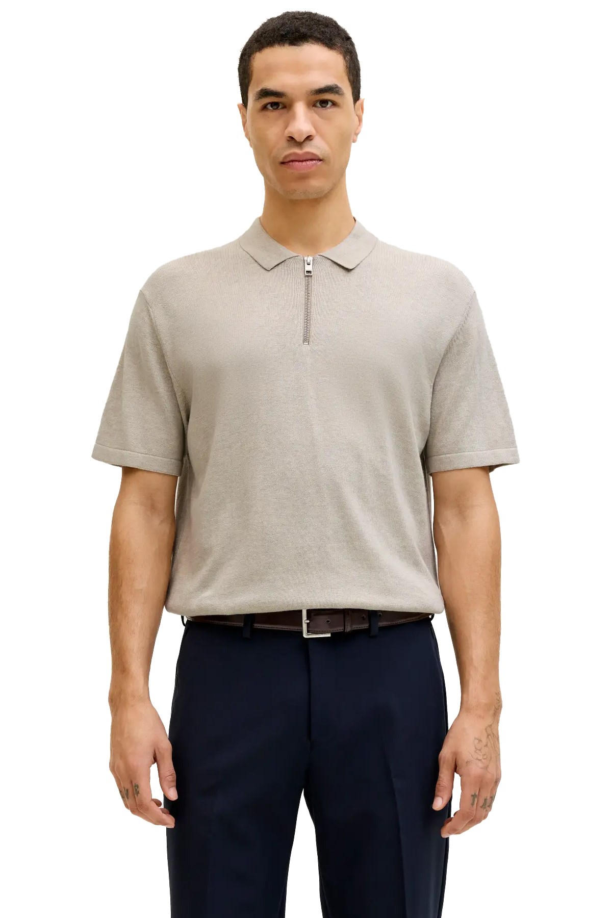 Jack & Jones Jjeemil Erkek Tişört 12288260 Bej