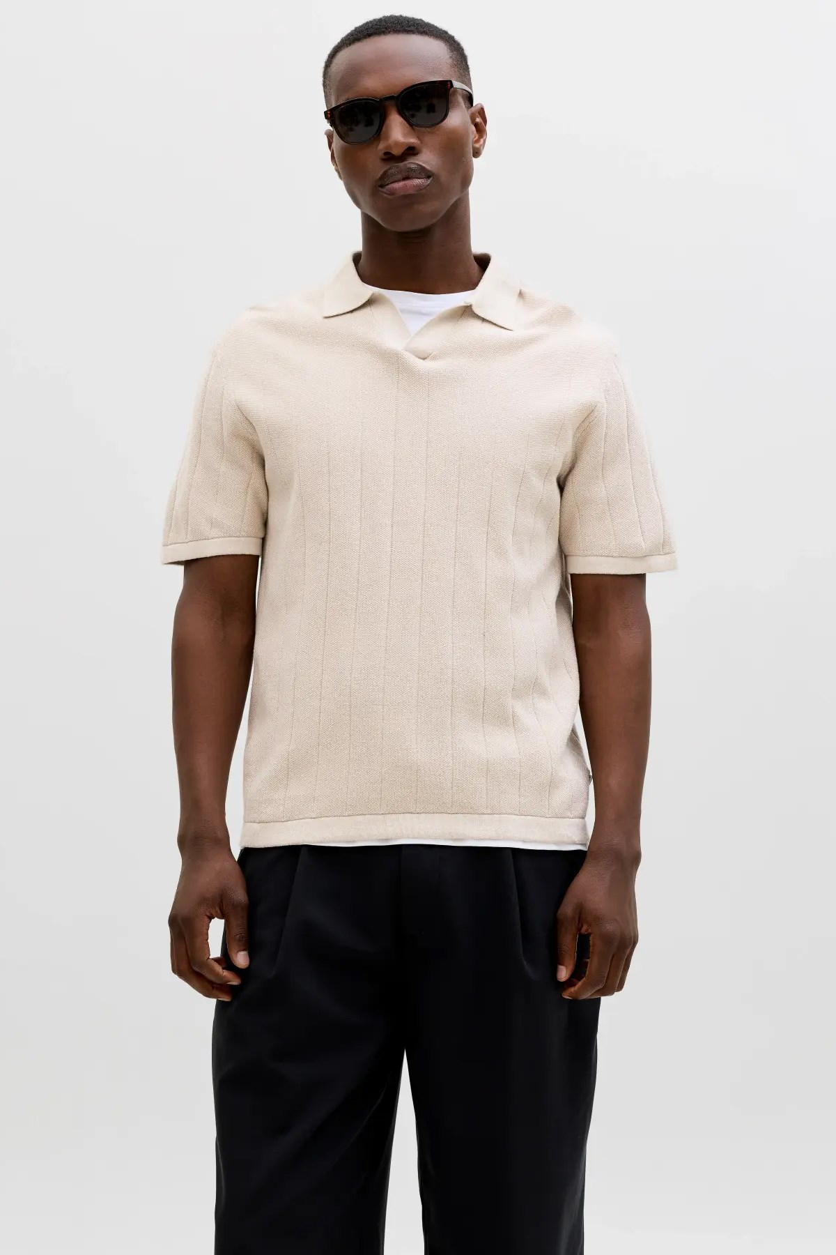 Jack & Jones Jjebradley Erkek Tişört 12288418 Bej