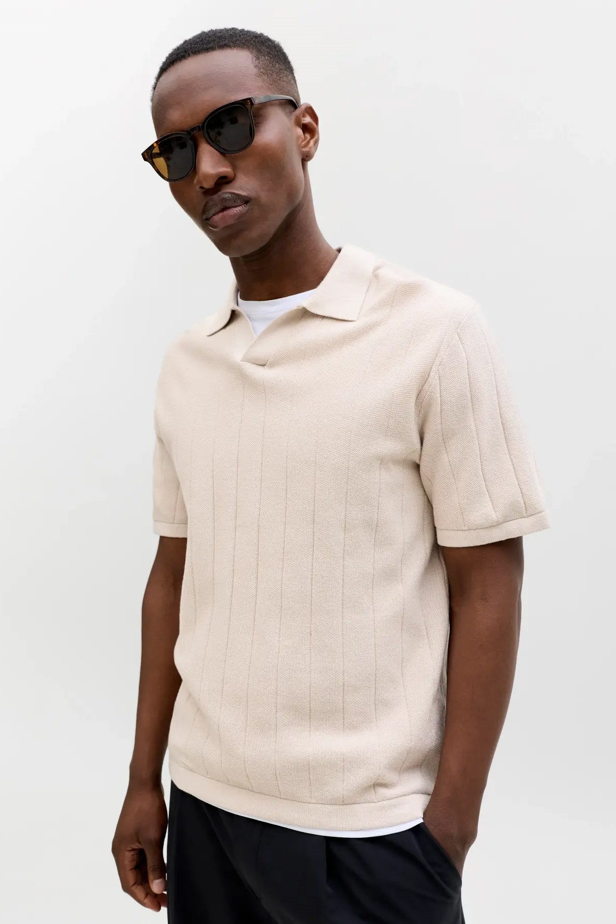 Jack & Jones Jjebradley Erkek Tişört 12288418 Bej