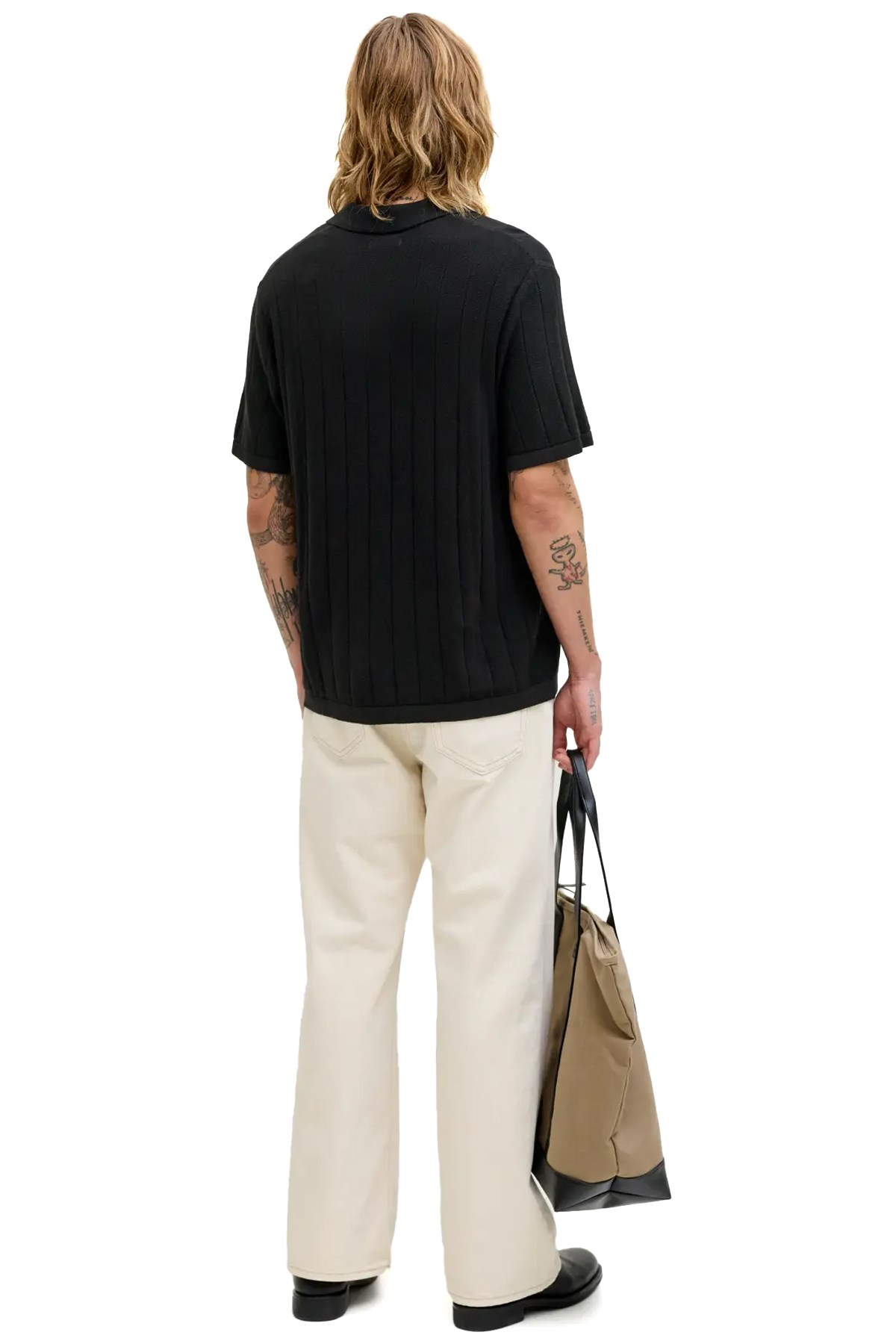 Jack & Jones Jjebradley Erkek Tişört 12288418 Siyah
