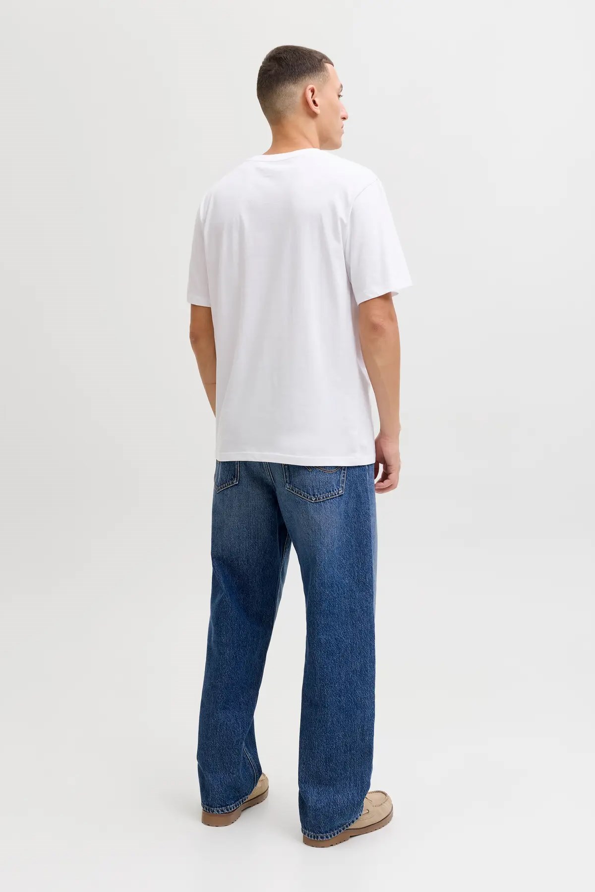Jack & Jones Jjcole Erkek Tişört 12288492 Beyaz