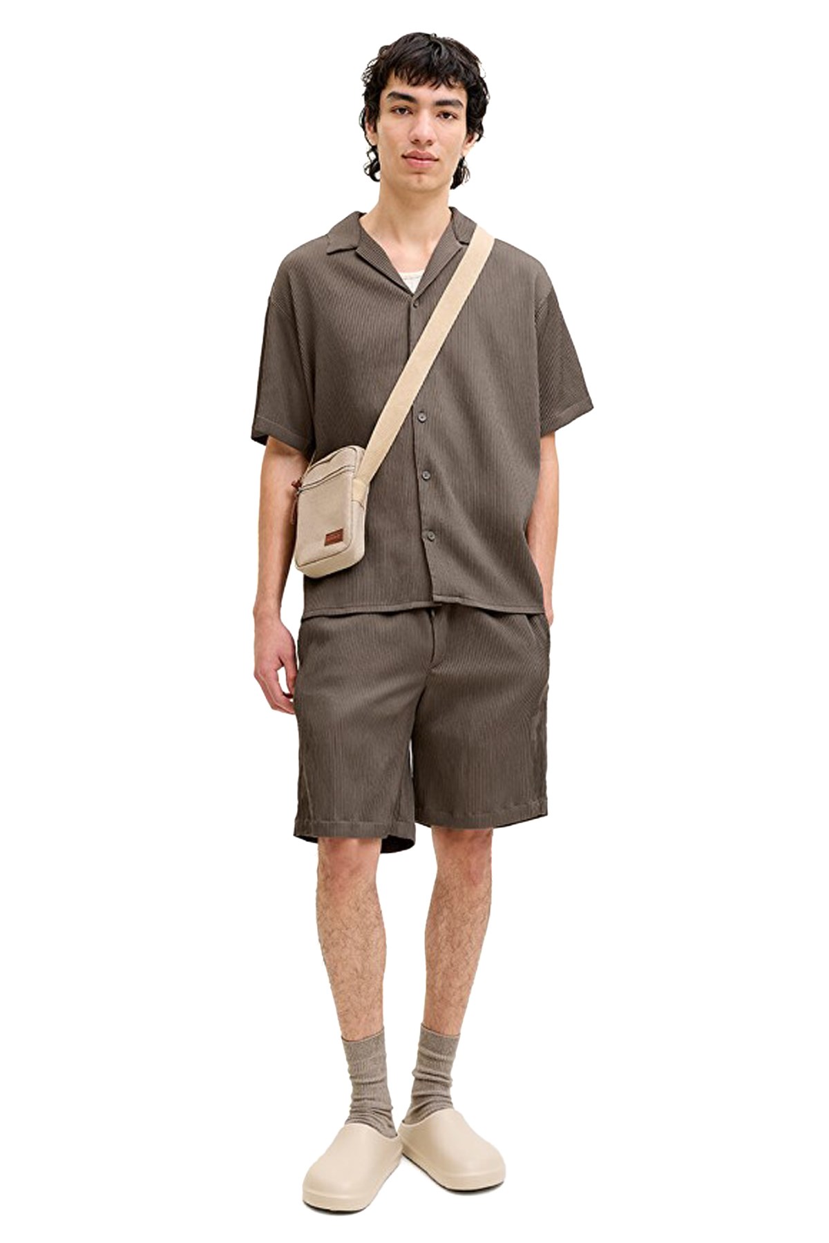 Jack & Jones Jpstjaiden Erkek Şort 12288550 Kahverengi