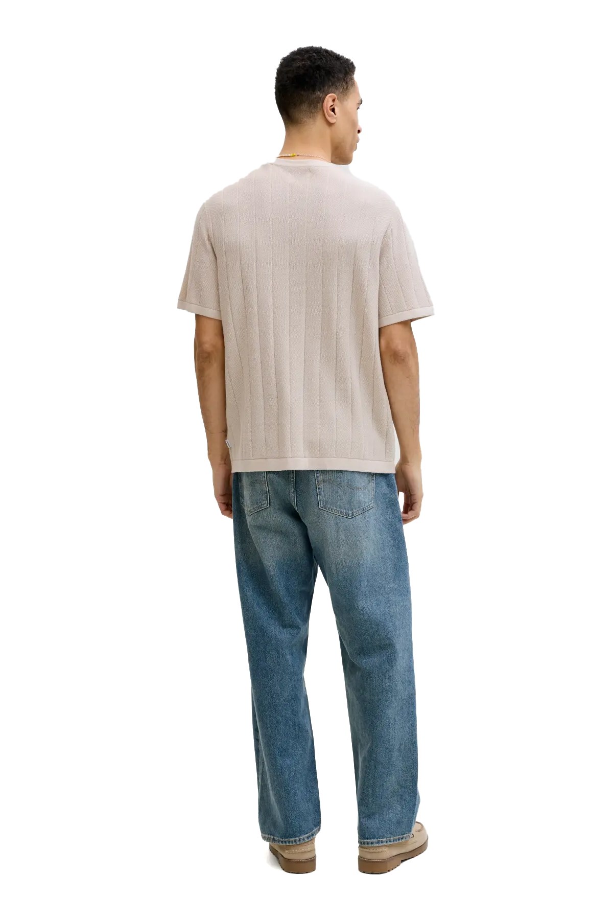 Jack & Jones Jjebradley Erkek Tişört 12288582 Bej