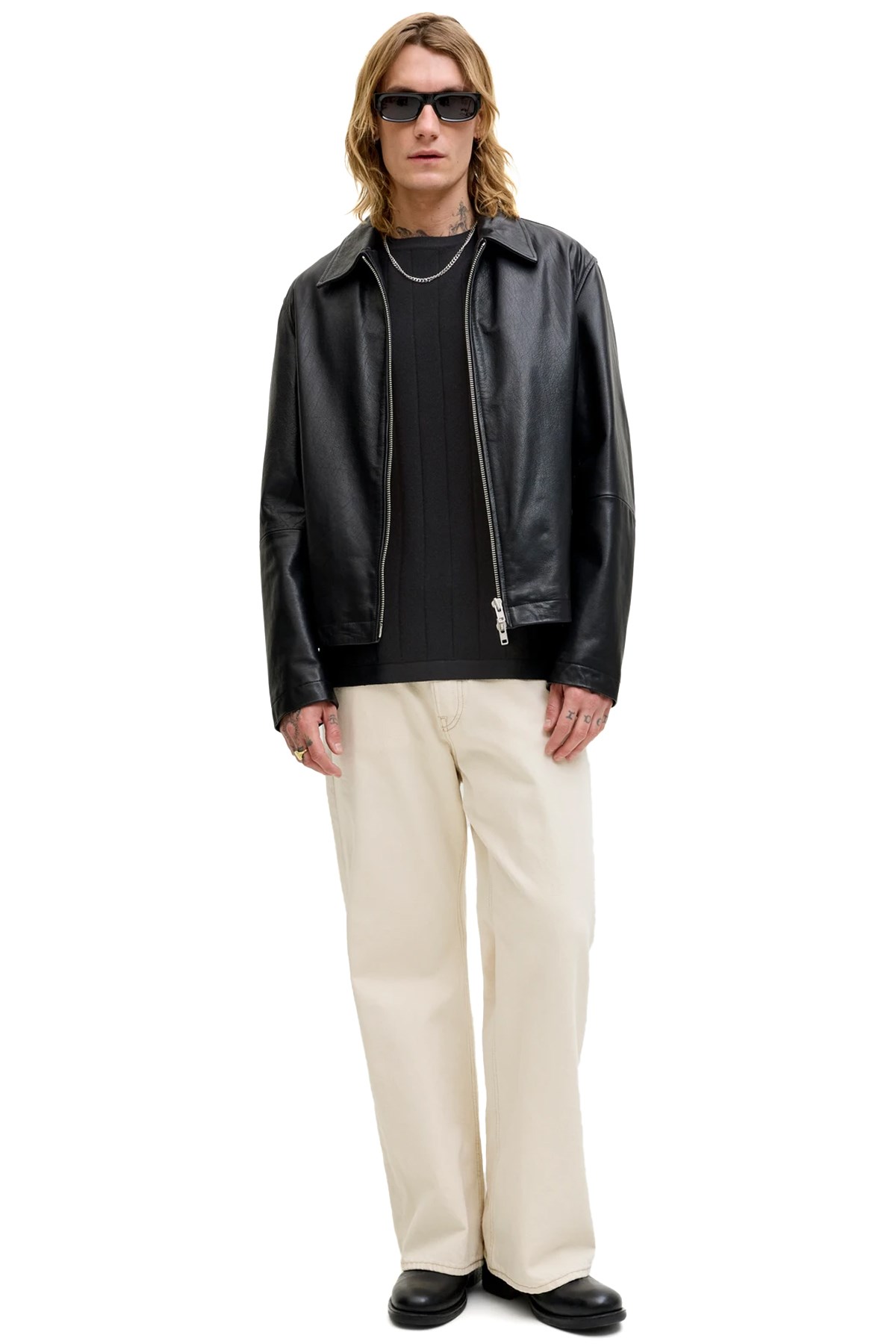 Jack & Jones Jjebradley Erkek Tişört 12288582 Siyah