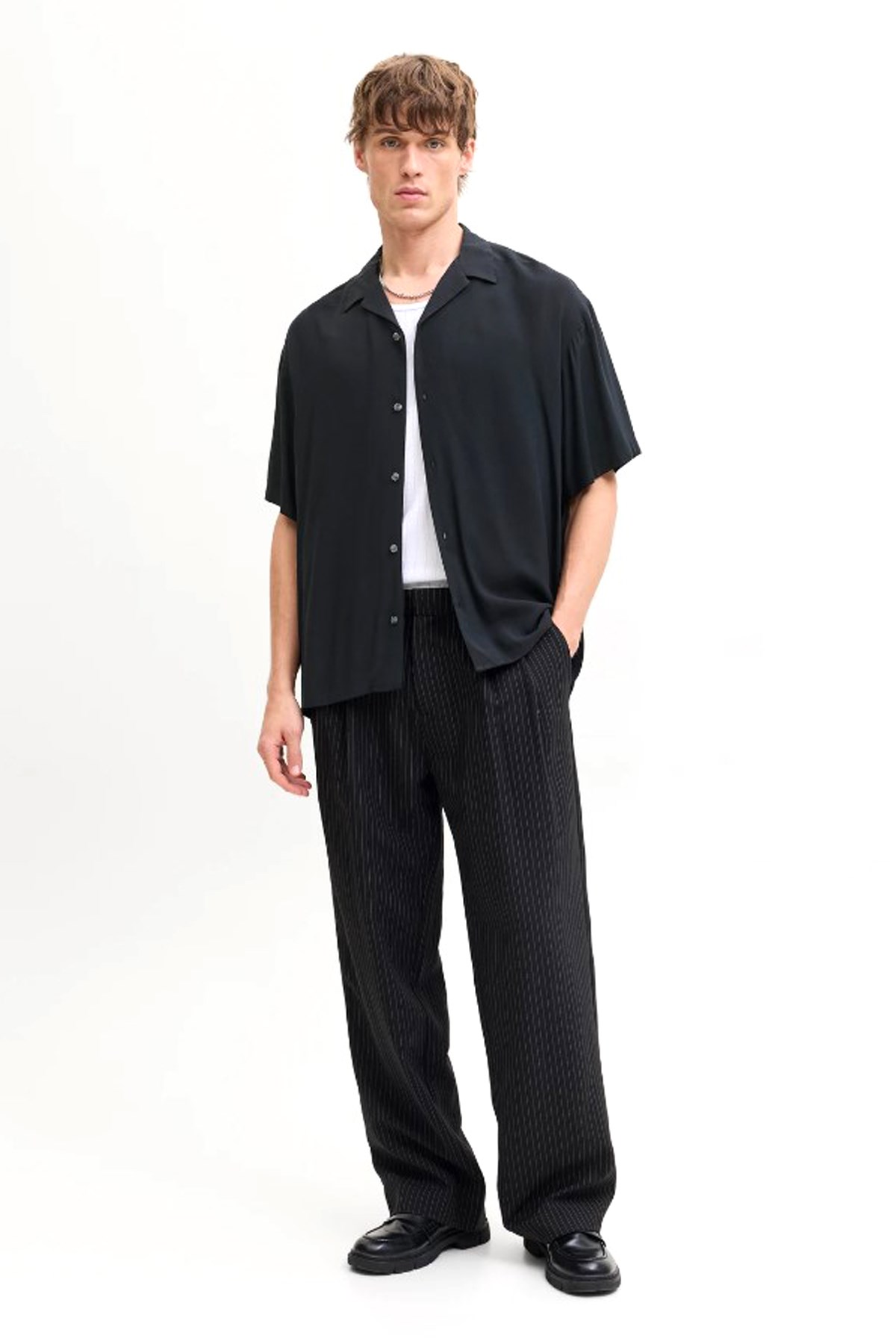 Jack & Jones Jjejeff Erkek Gömlek 12288852 Siyah