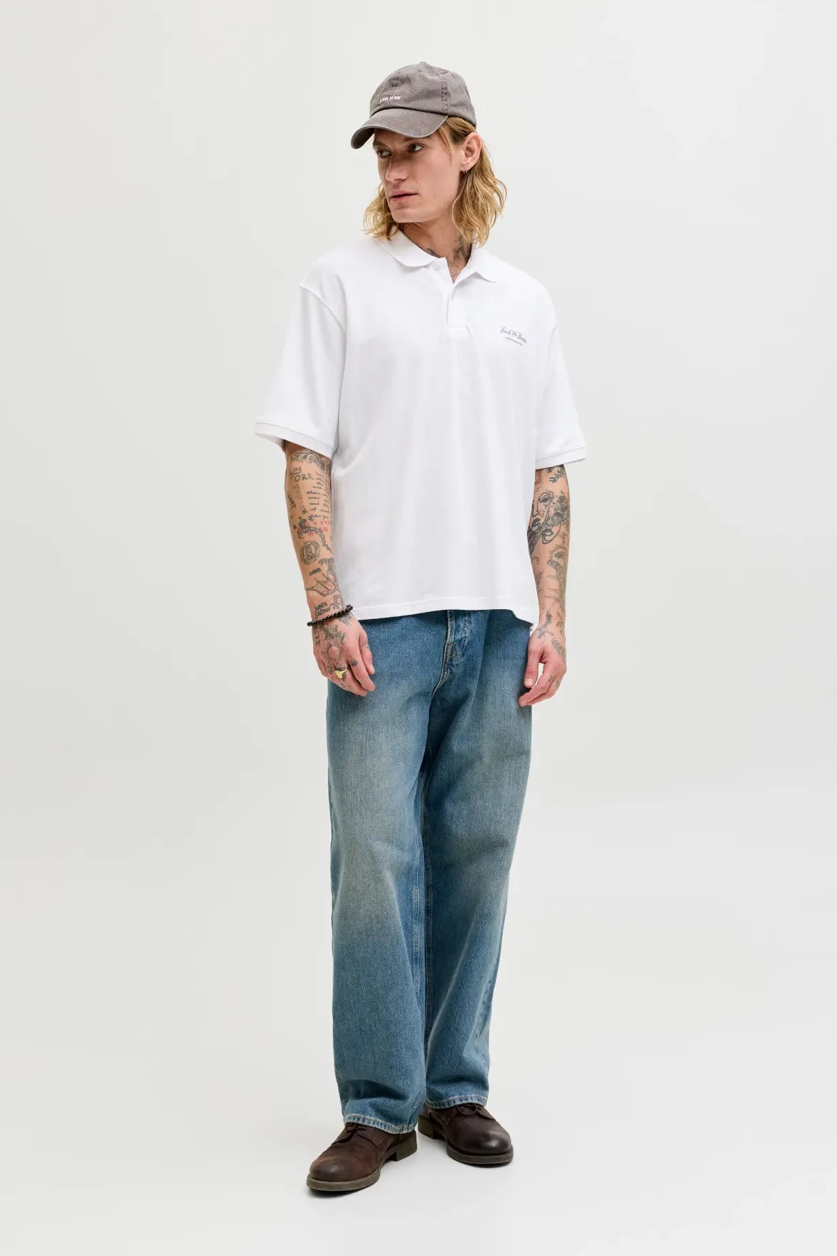 Jack & Jones Jjearchive Erkek Tişört 12288877 Beyaz