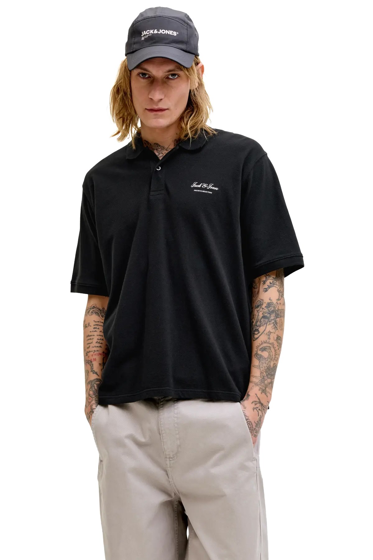 Jack & Jones Jjearchive Erkek Tişört 12288877 Siyah