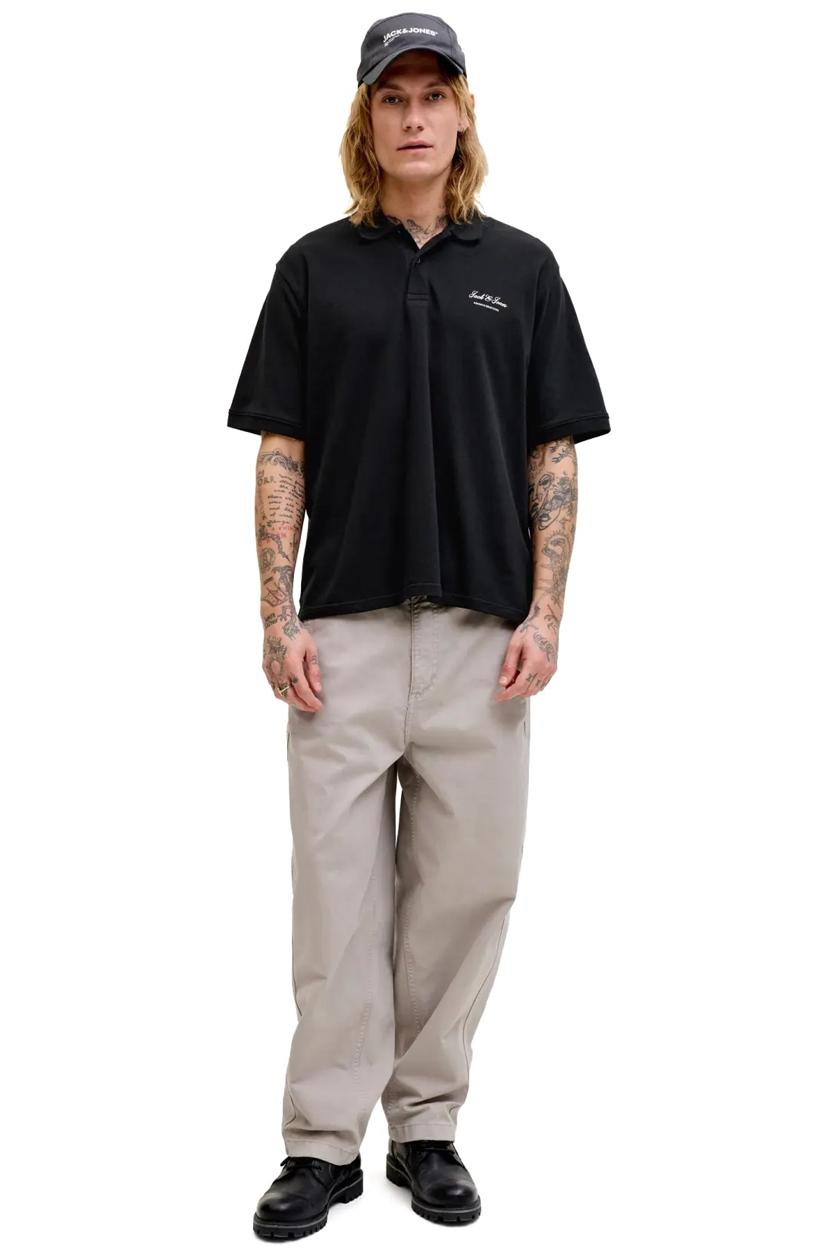 Jack & Jones Jjearchive Erkek Tişört 12288877 Siyah