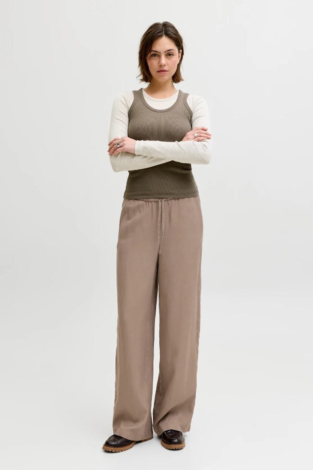 Jack & Jones Jxsigrid Kadın Pantolon 12289009 Gri