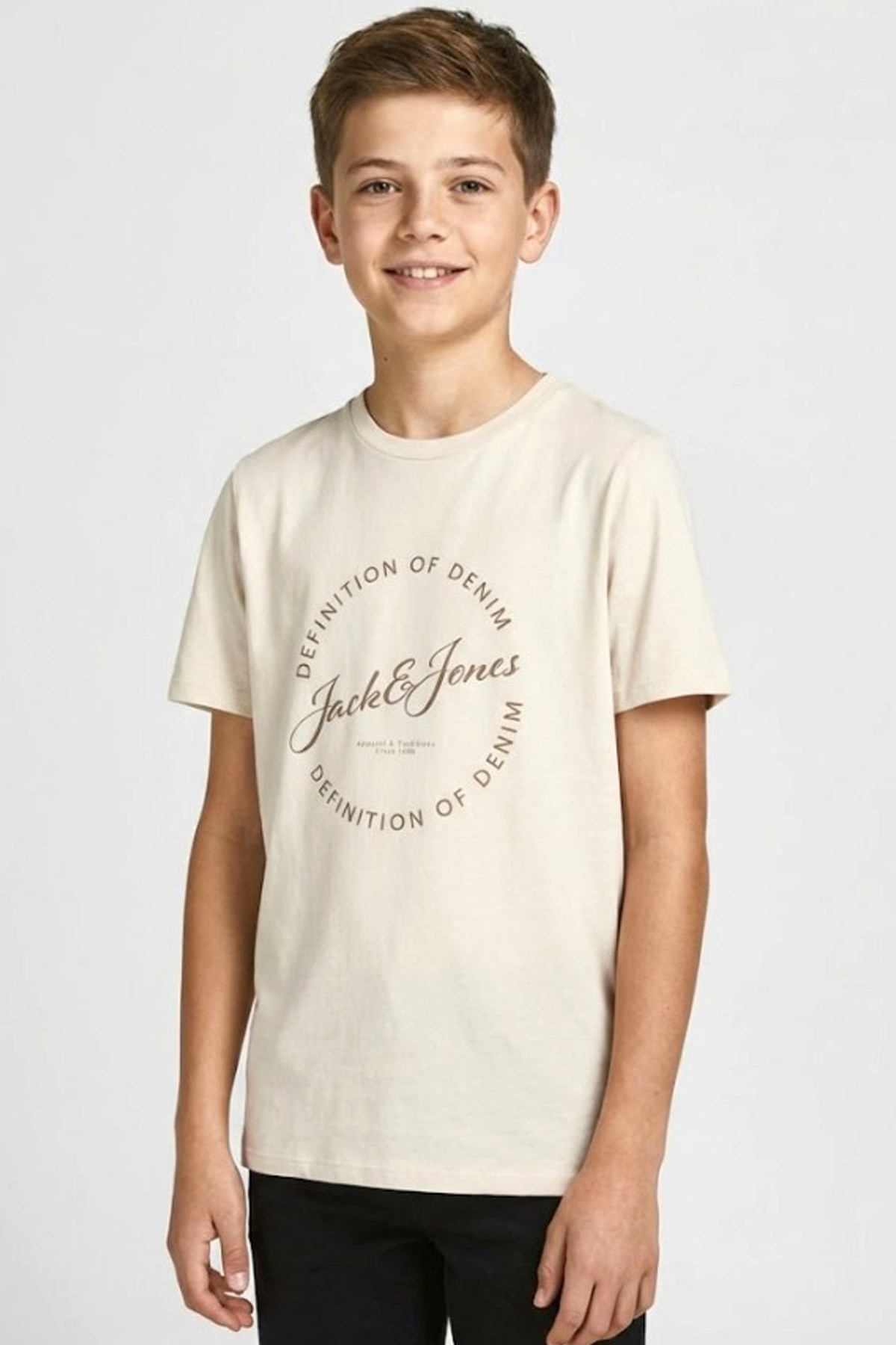 Jack & Jones Jjgrayson Çocuk Tişört 12289115 Bej