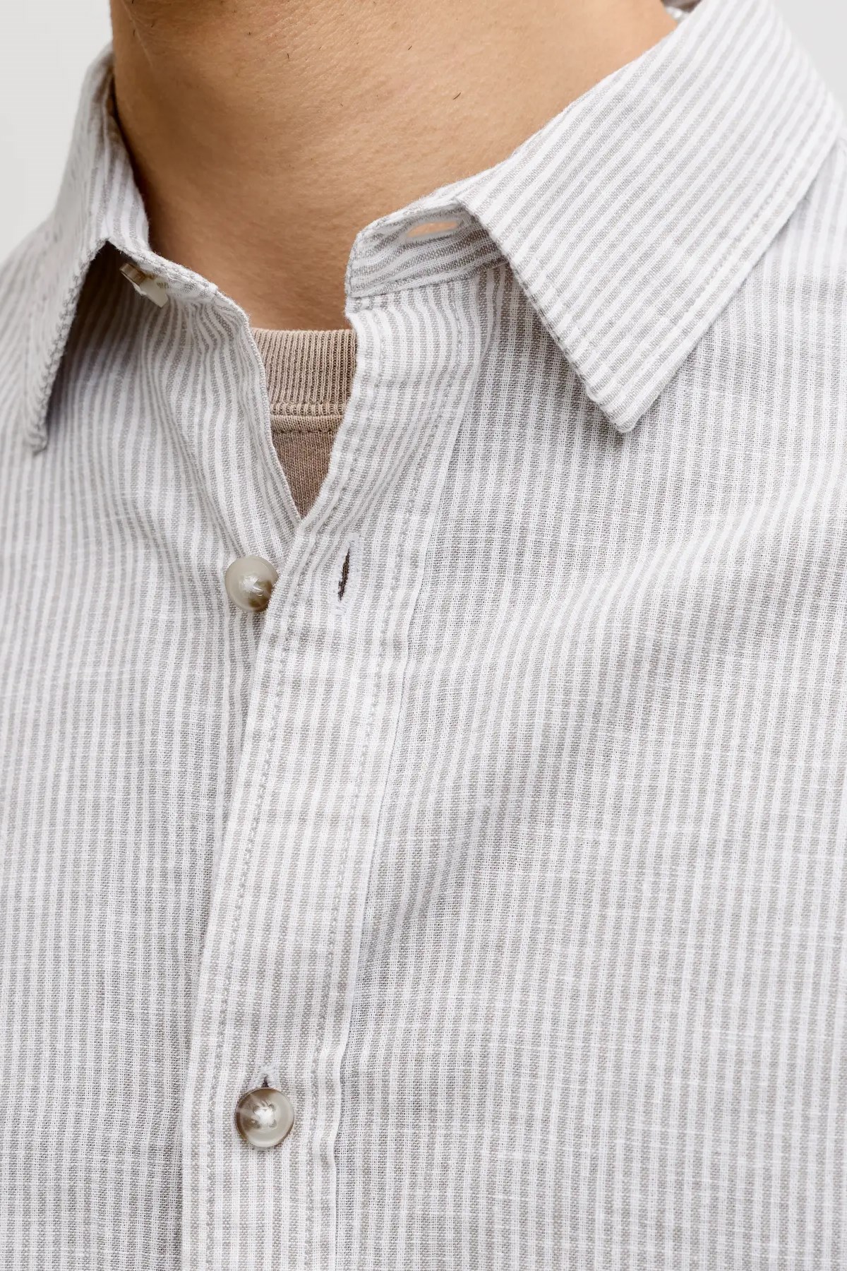 Jack & Jones Jjesummer Erkek Gömlek 12289174 Gri