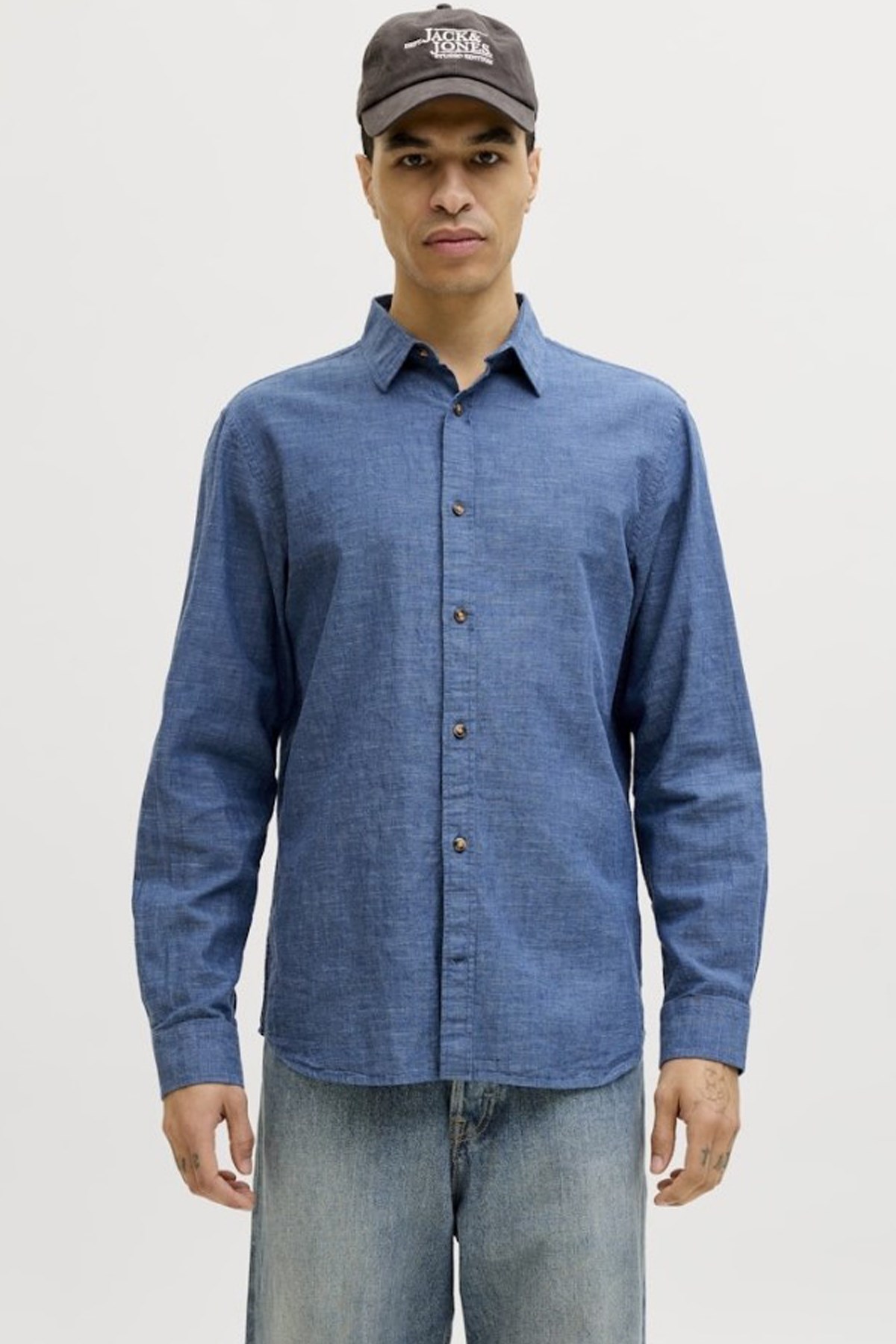 Jack & Jones Jjesummer Erkek Gömlek 12289174 Lacivert