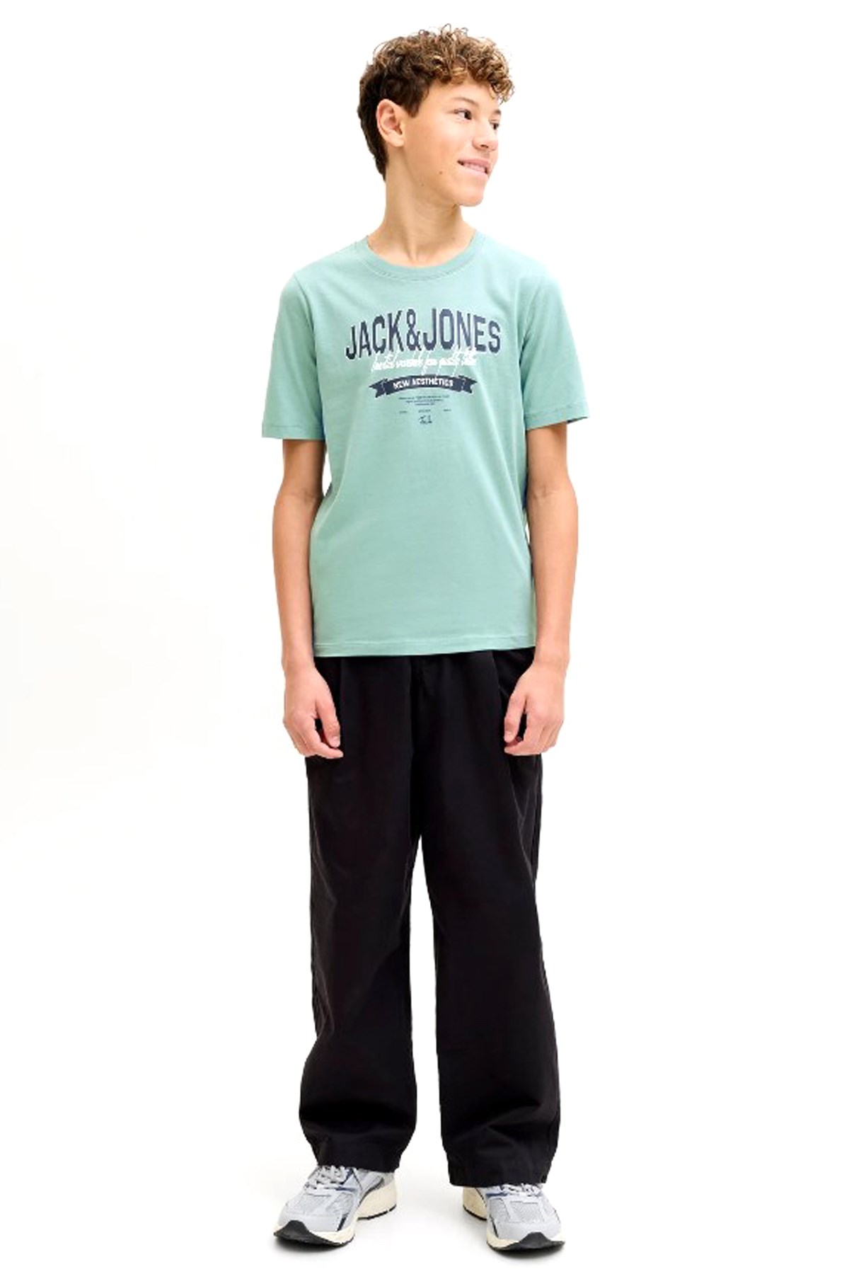 Jack & Jones Jjelogo Çocuk Tişört 12289236 Açık Mavi