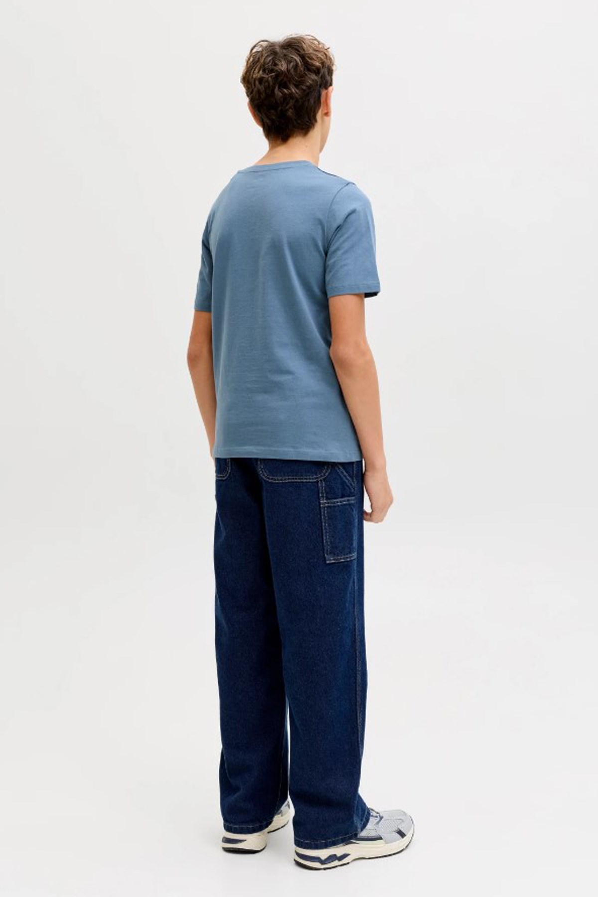 Jack & Jones Jjelogo Çocuk Tişört 12289236 Mavi