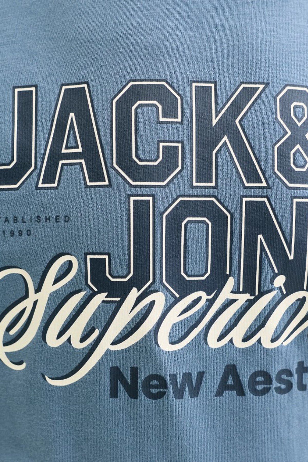Jack & Jones Jjelogo Çocuk Tişört 12289236 Mavi