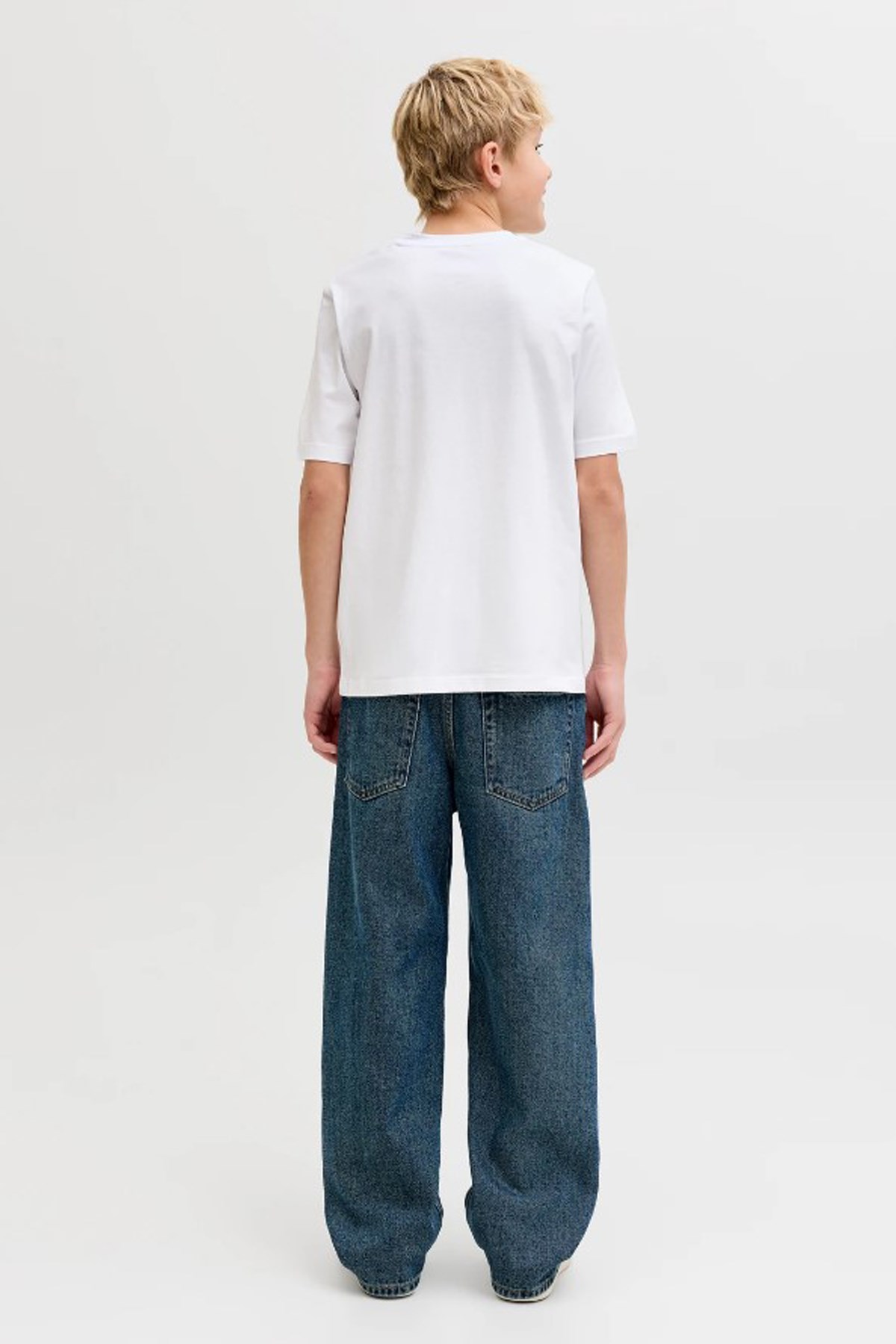 Jack & Jones Jjejeff Çocuk Tişört 12289257 Beyaz